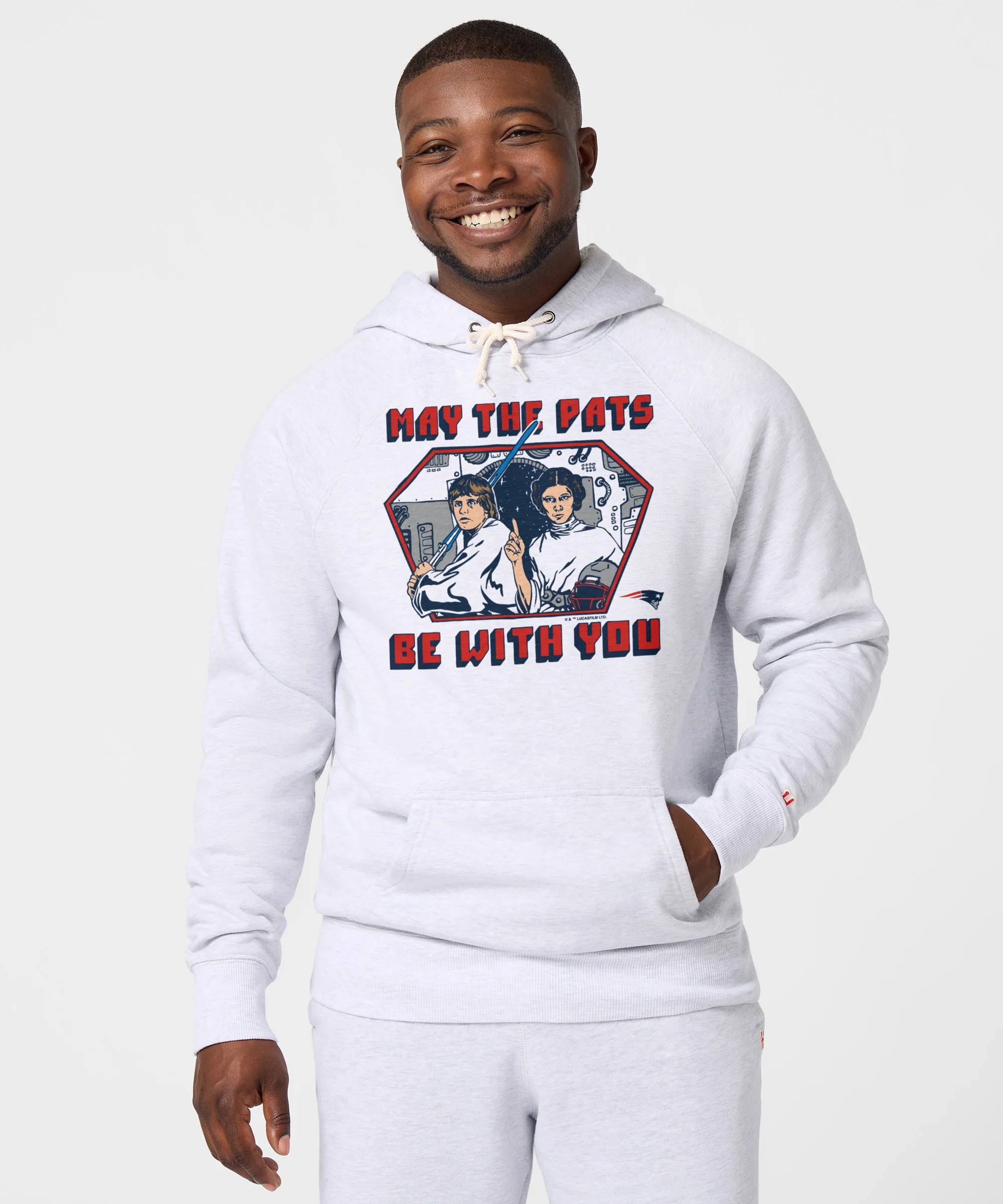 Star Wars x New England Patriots Light Side Hoodie - Image 3