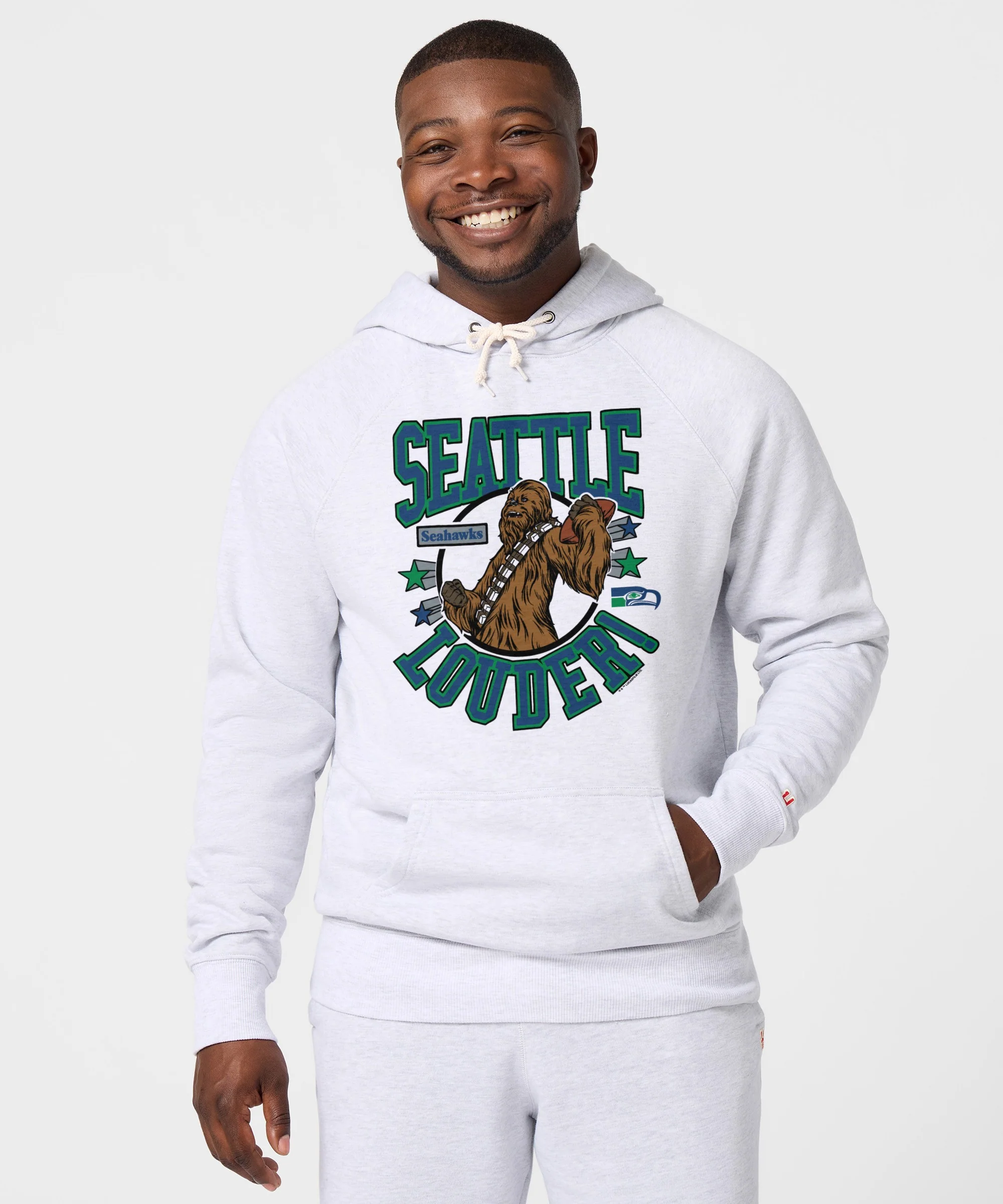 Star Wars x Seattle Seahawks Light Side Hoodie - Image 3