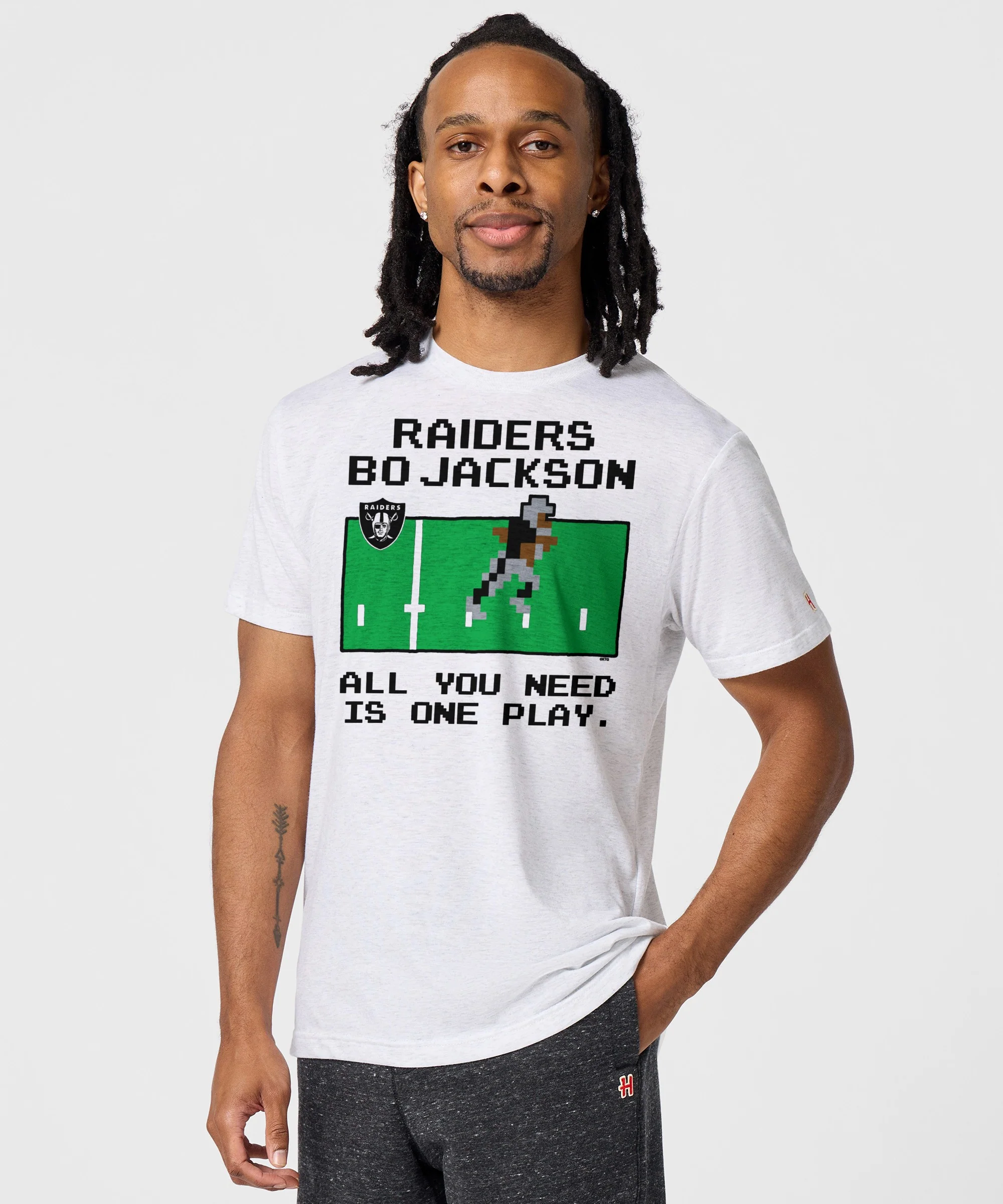 Tecmo Bowl Raiders Bo Jackson One Play - Image 3