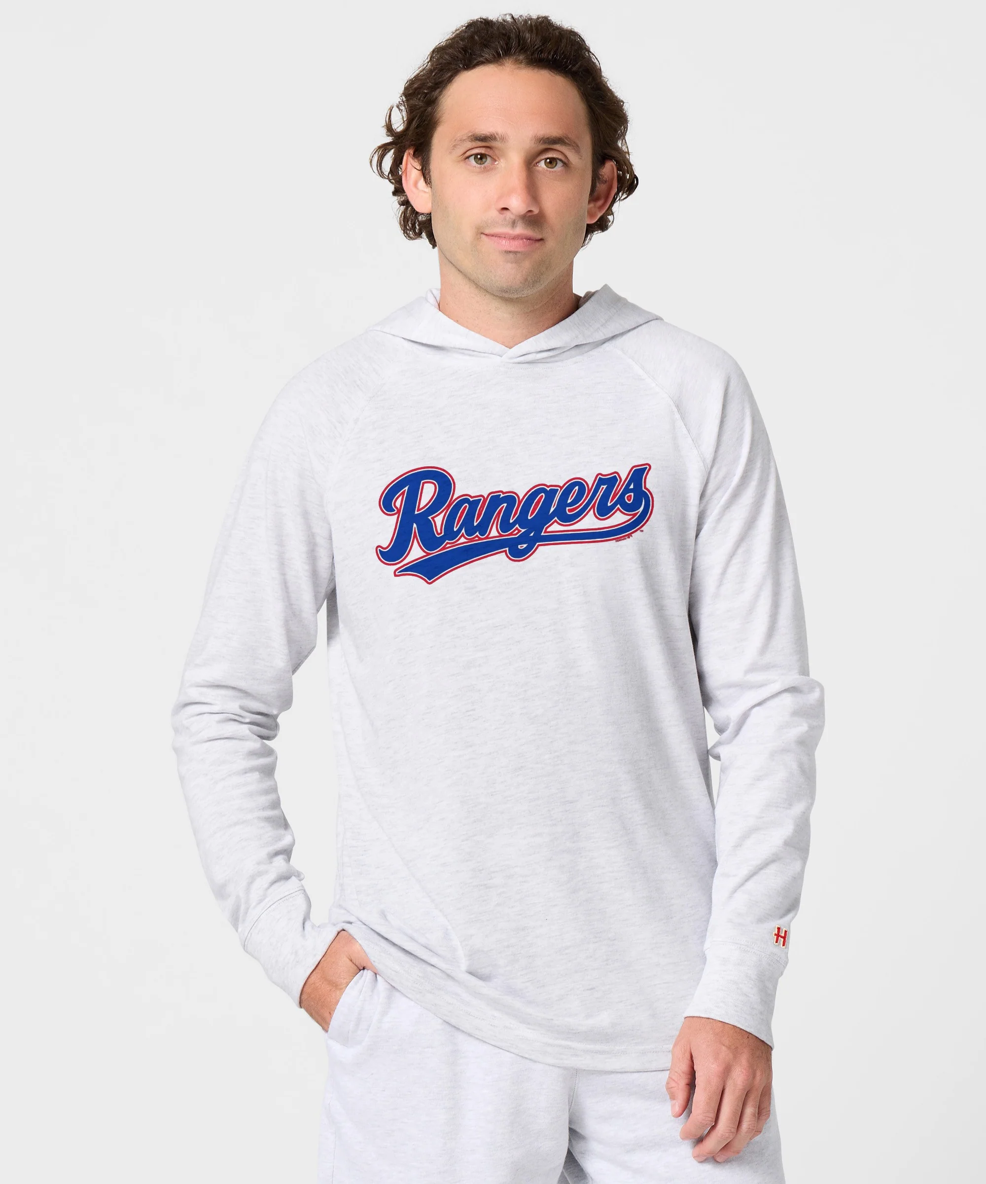 Texas Rangers Jersey Logo '20 Lightweight Hoodie - Image 3