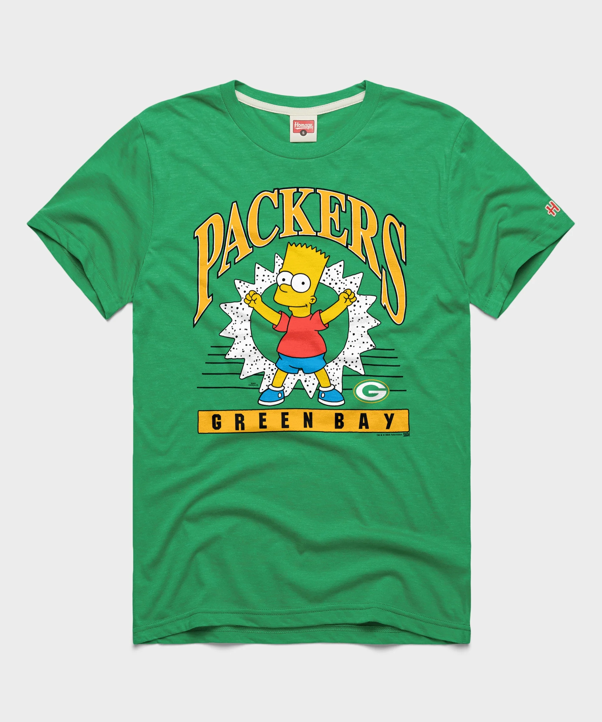 The Simpsons Bart x Green Bay Packers