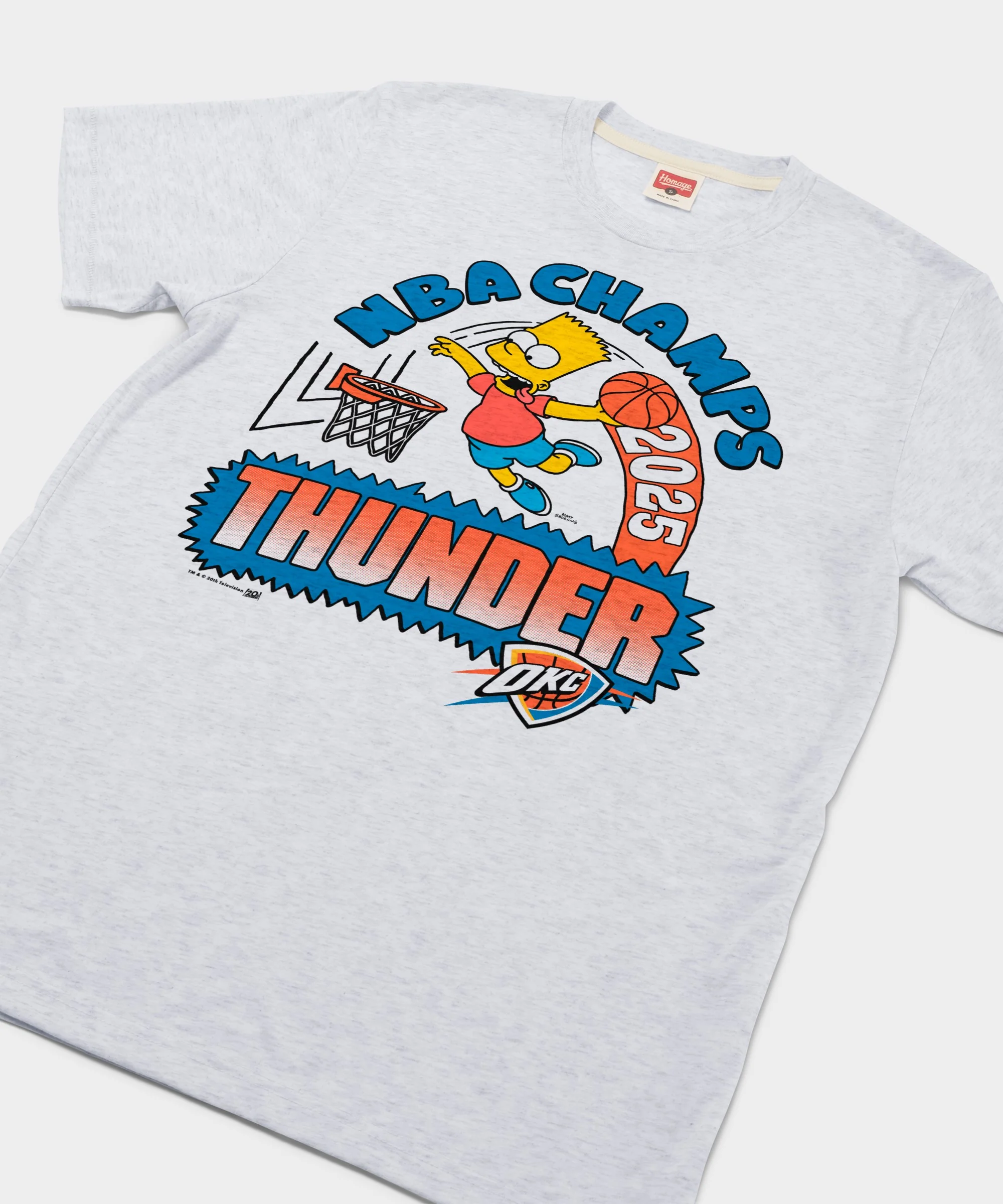 The Simpsons Bart x Thunder 2025 NBA Champs - Image 2
