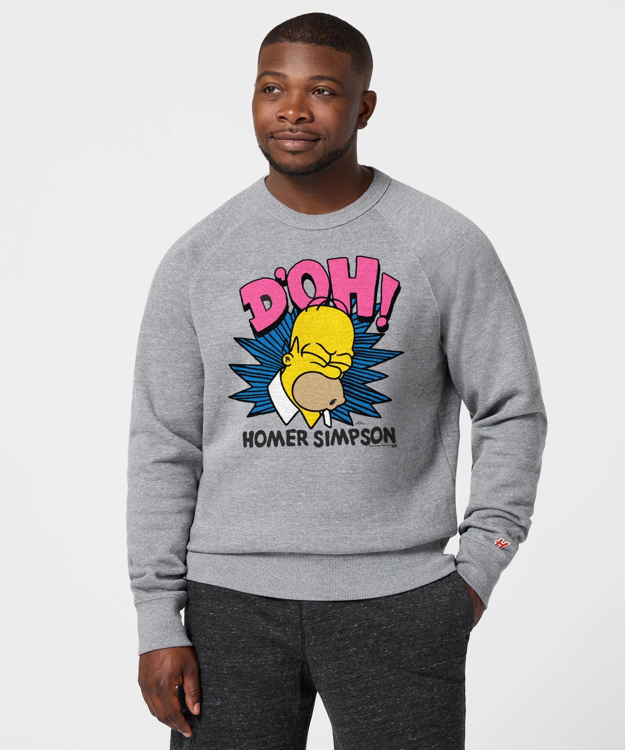 The Simpsons Homer Simpson D'oh Crewneck - Image 3