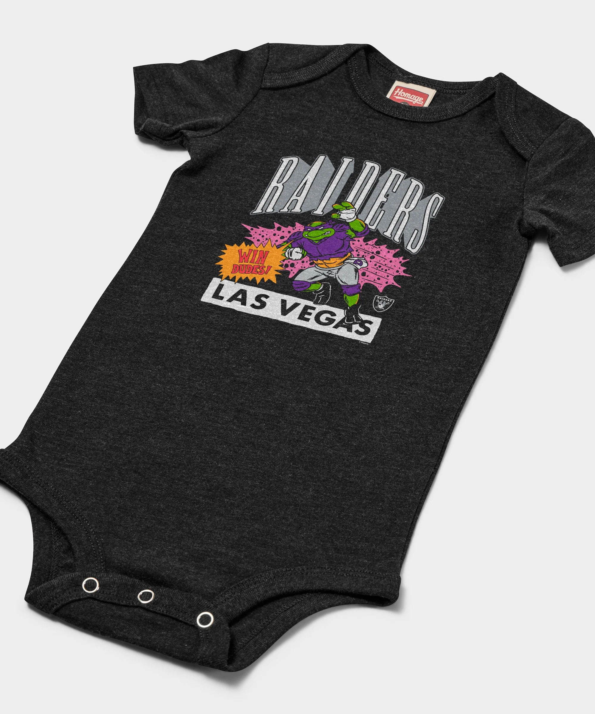 TMNT Donatello x Las Vegas Raiders Baby One Piece - Image 2