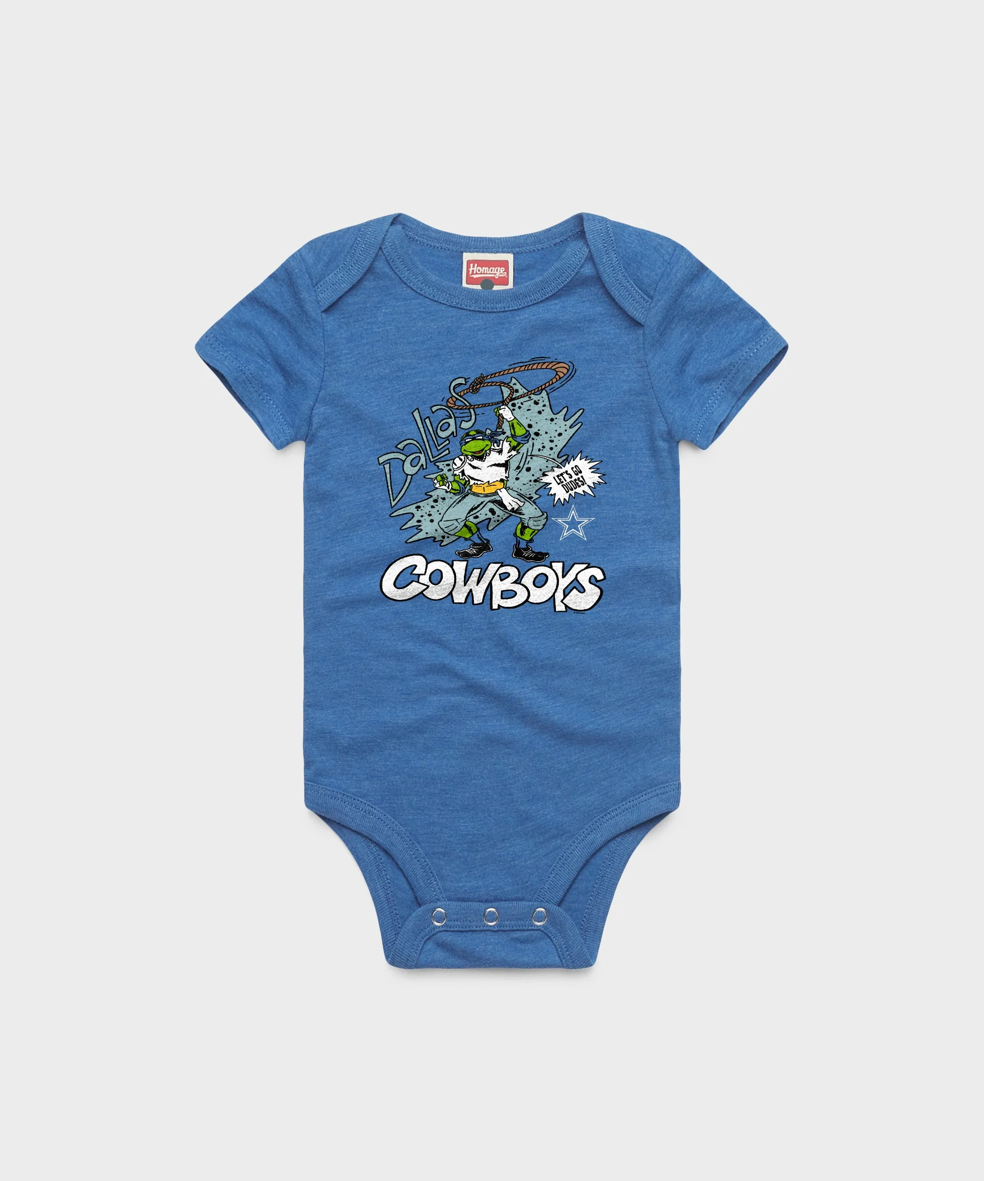 TMNT Leonardo x Dallas Cowboys Baby One Piece