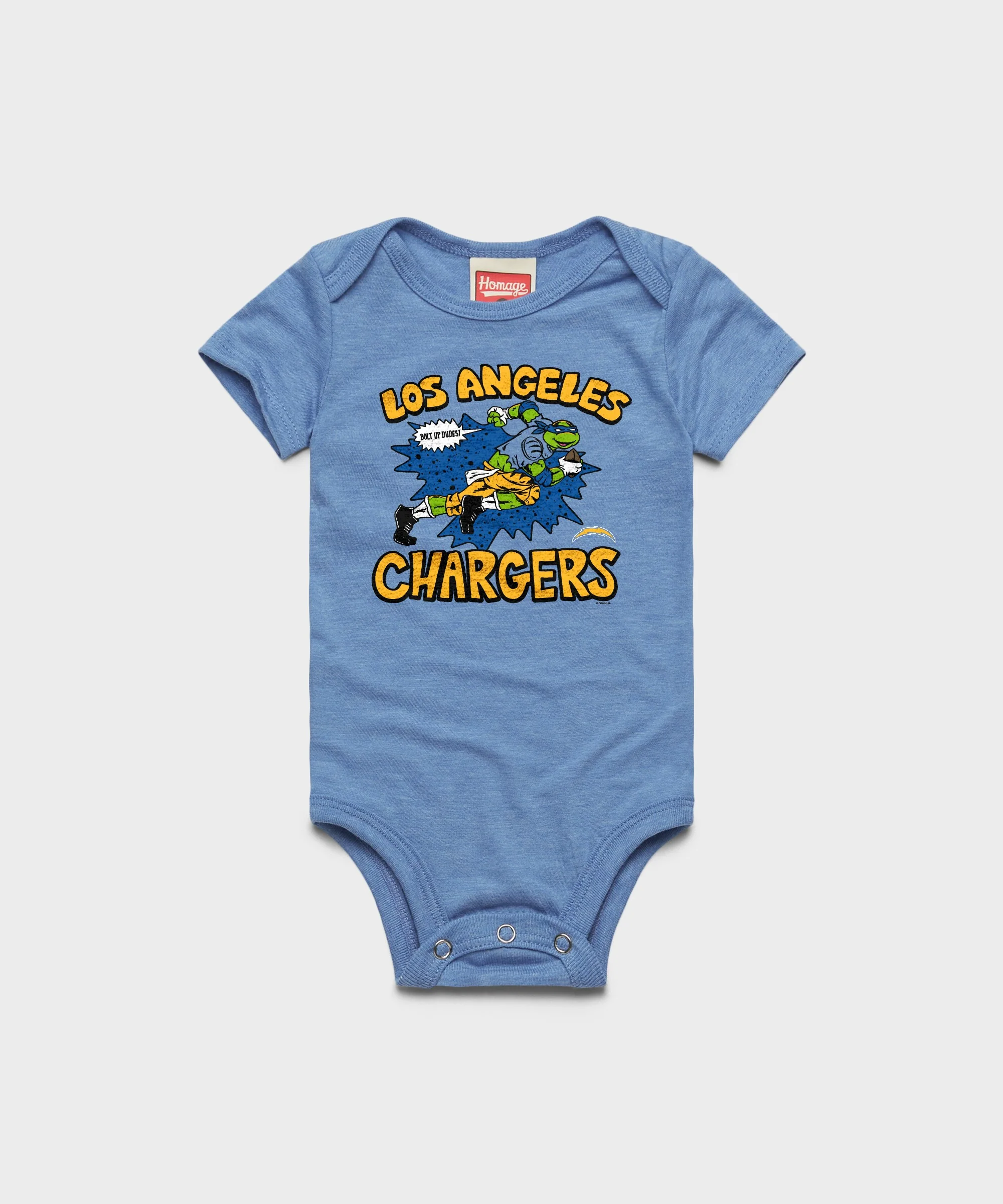 TMNT Leonardo x Los Angeles Chargers Baby One Piece