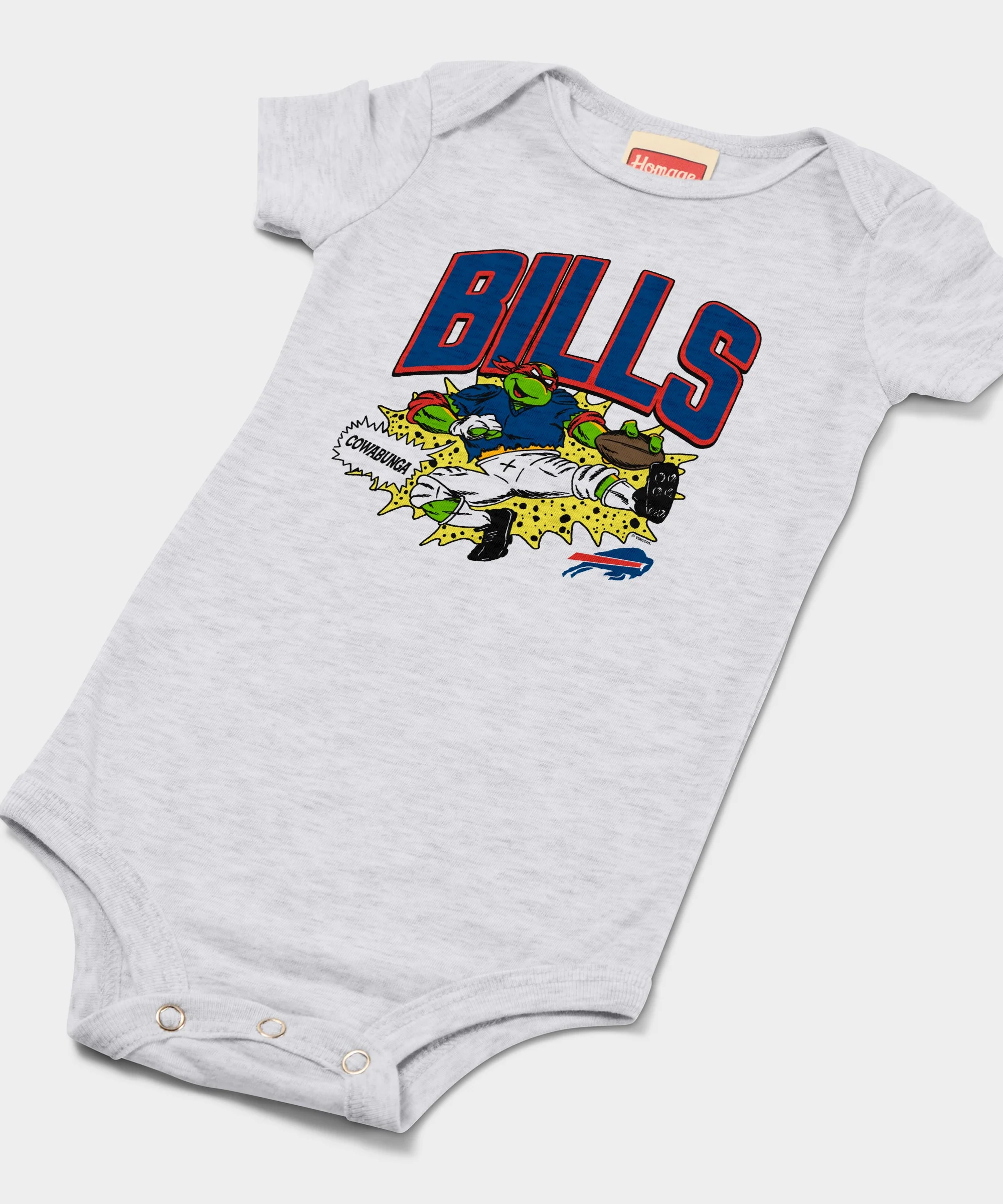 TMNT Raphael x Buffalo Bills Baby One Piece - Image 2