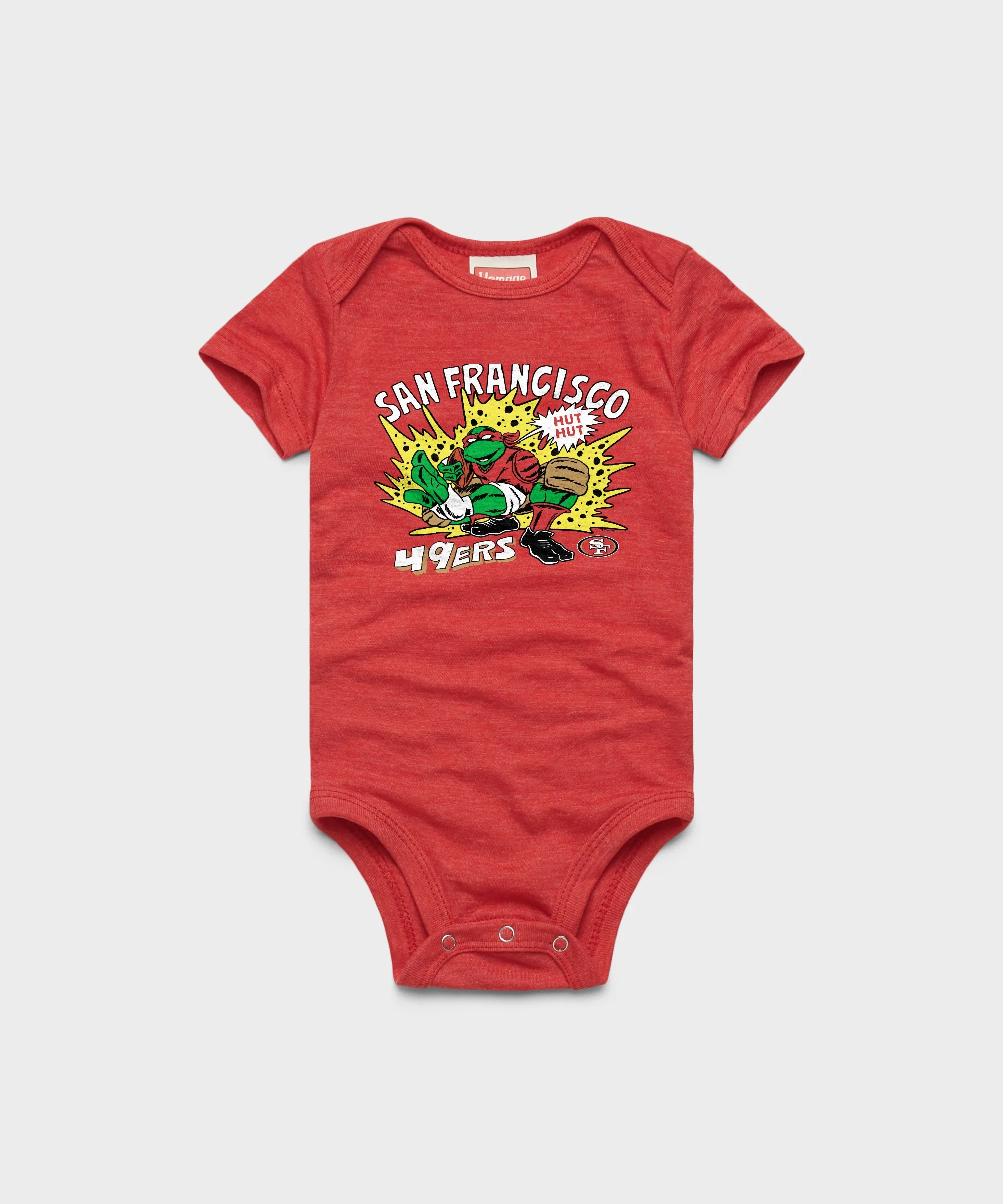 TMNT Raphael x San Francisco 49ers Baby One Piece