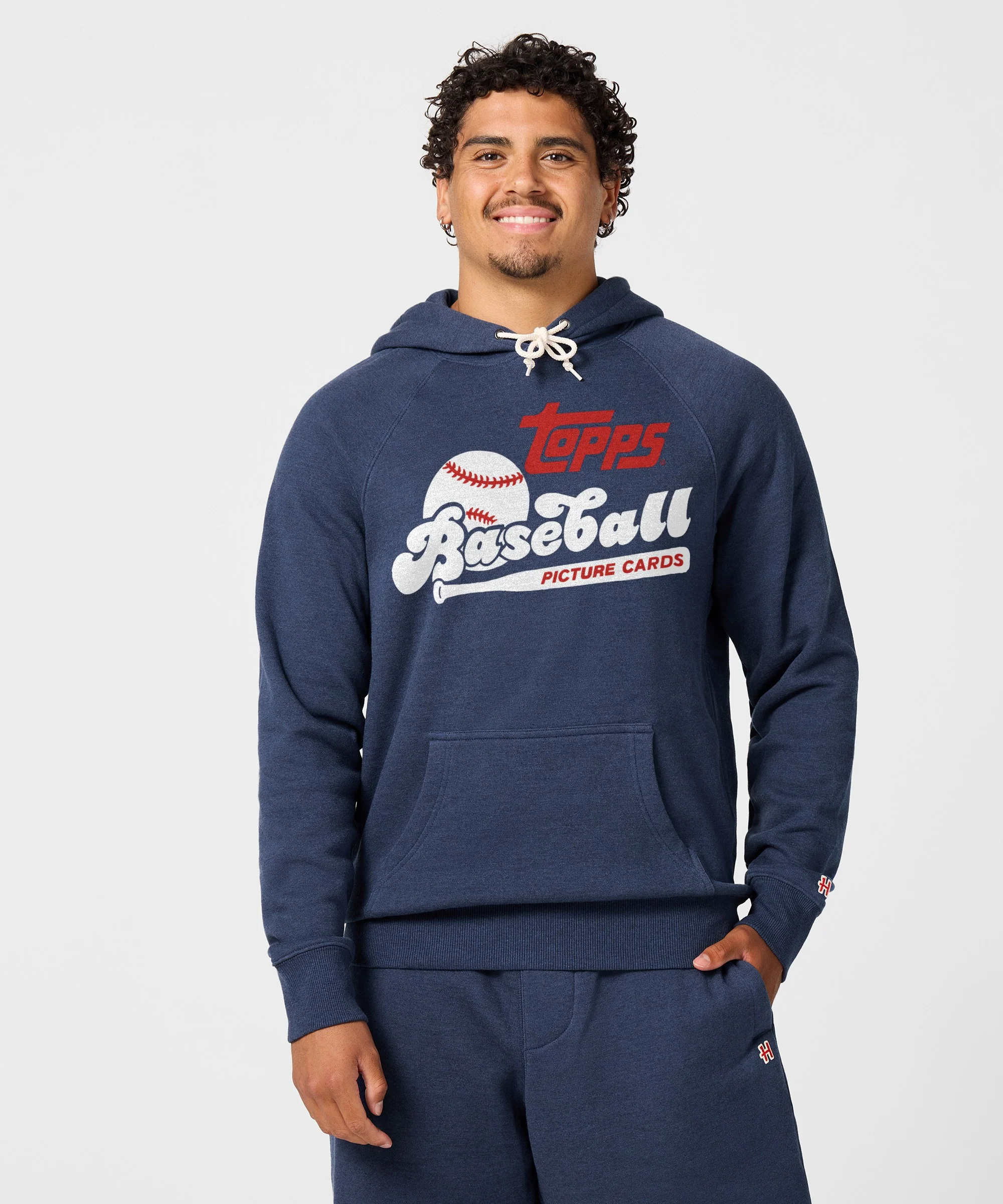 Topps Baseball Picture Cards Retro Hoodie - Image 3