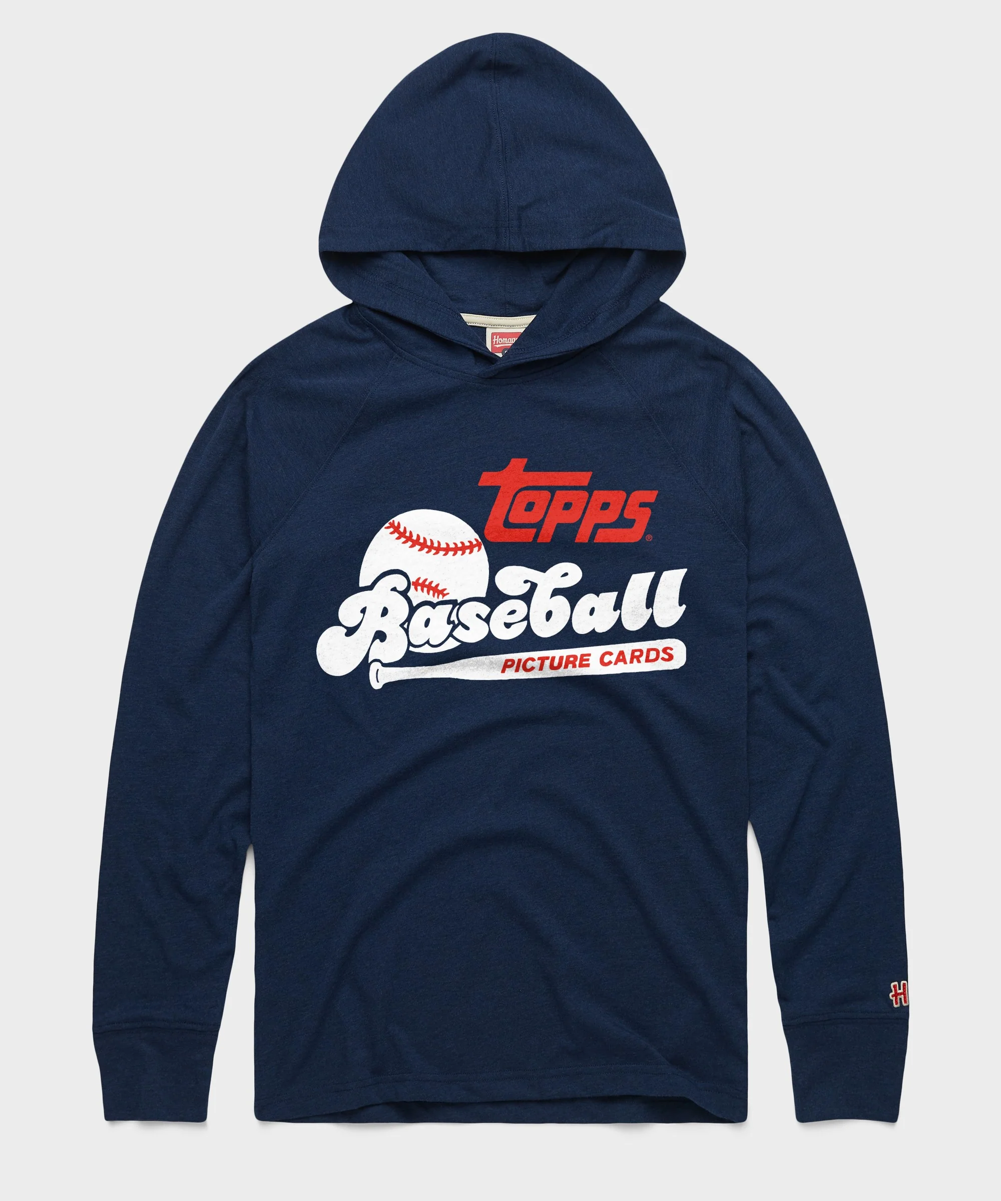 Topps Baseball Picture Cards Retro Lightweight Hoodie