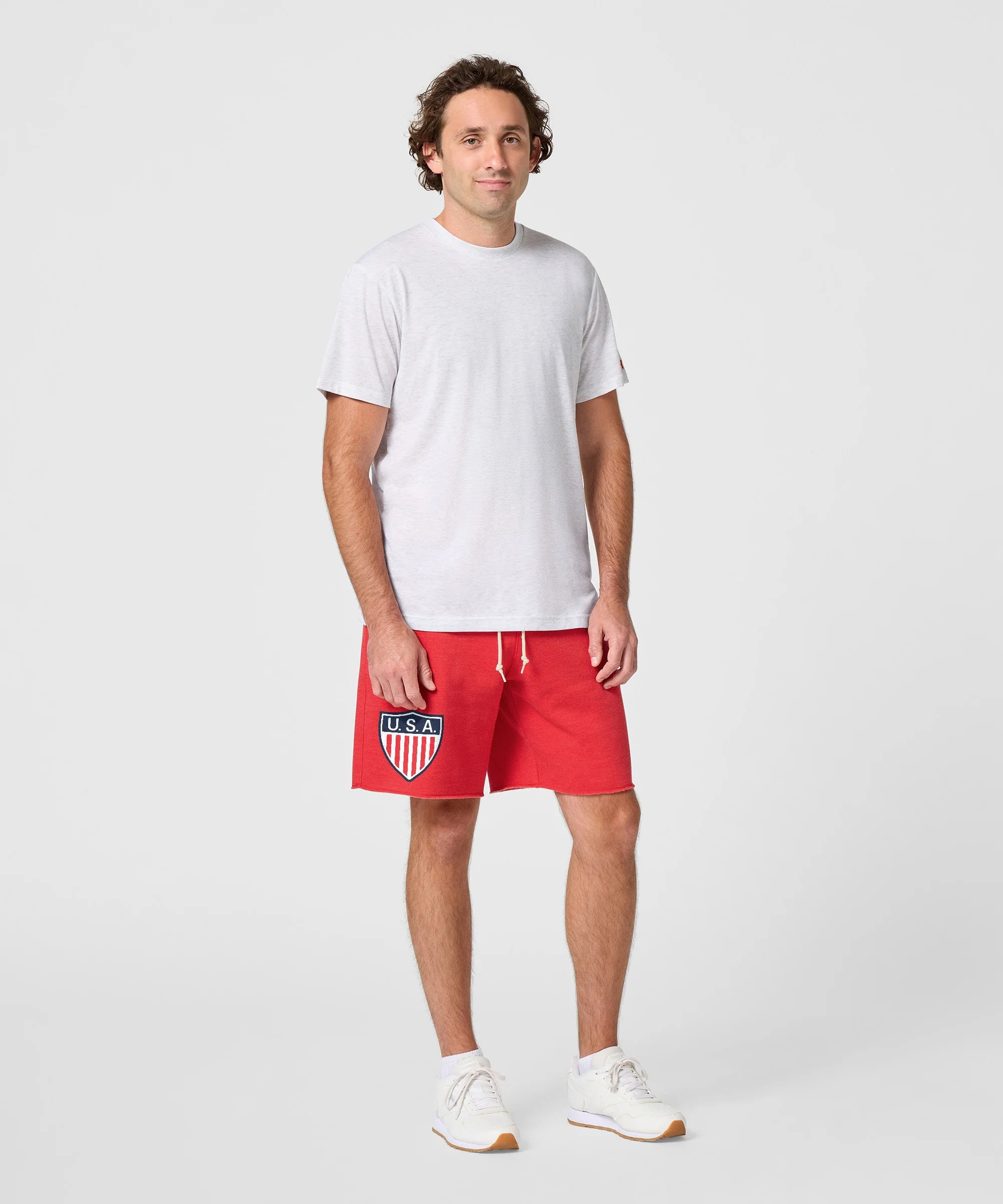 US Soccer 1950 Crest Sweat Shorts - Image 5