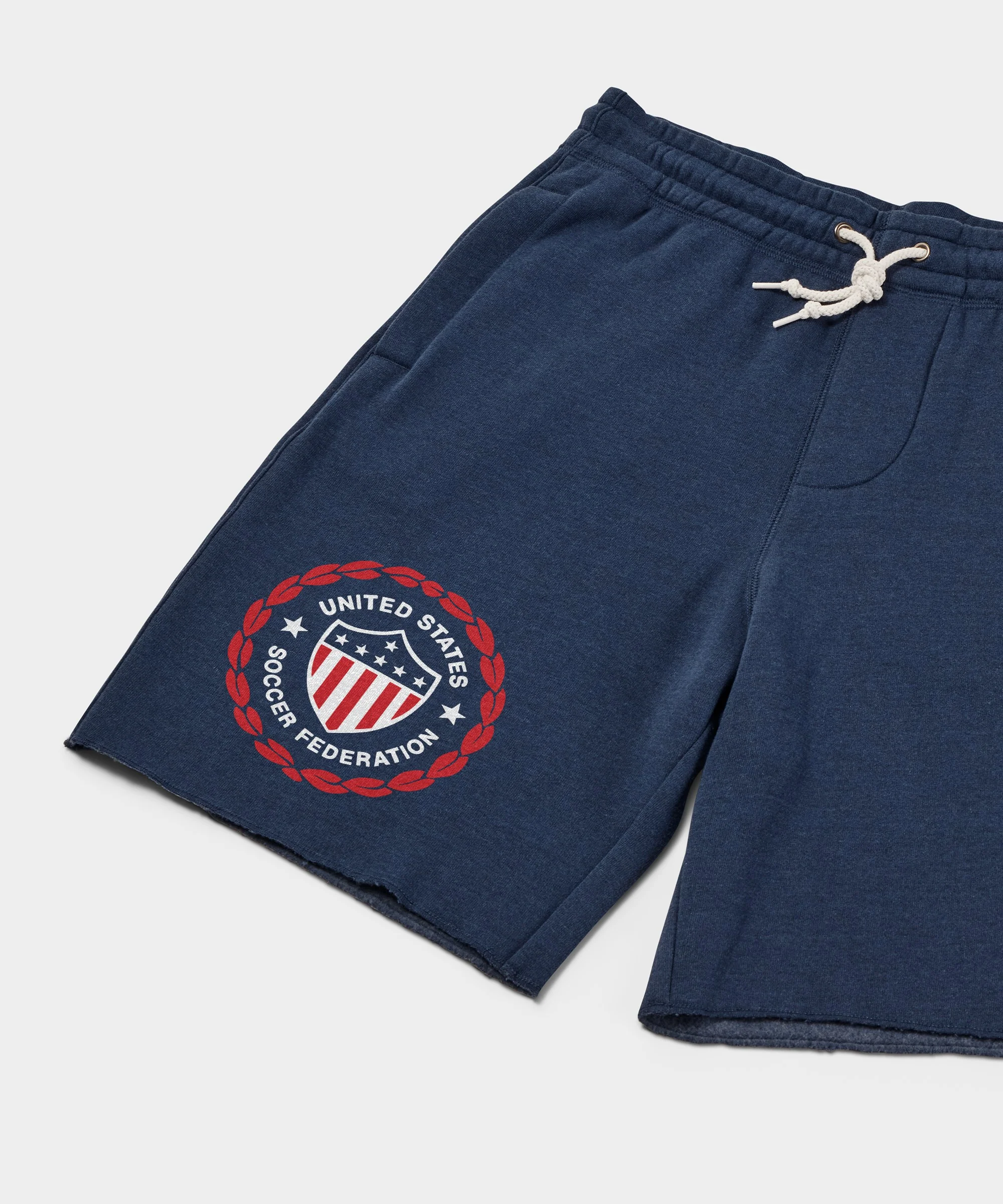 US Soccer 1986 Crest Sweat Shorts - Image 2