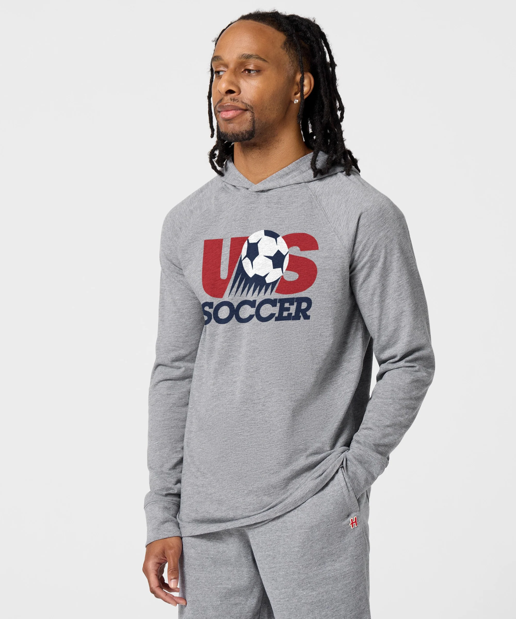 US Soccer 1993 Crest Lightweight Hoodie - Image 3