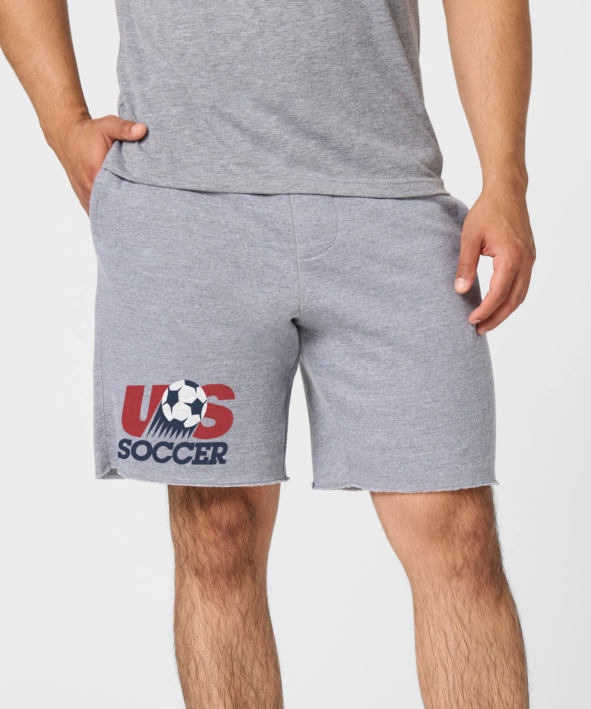 US Soccer 1993 Crest Sweat Shorts - Image 3