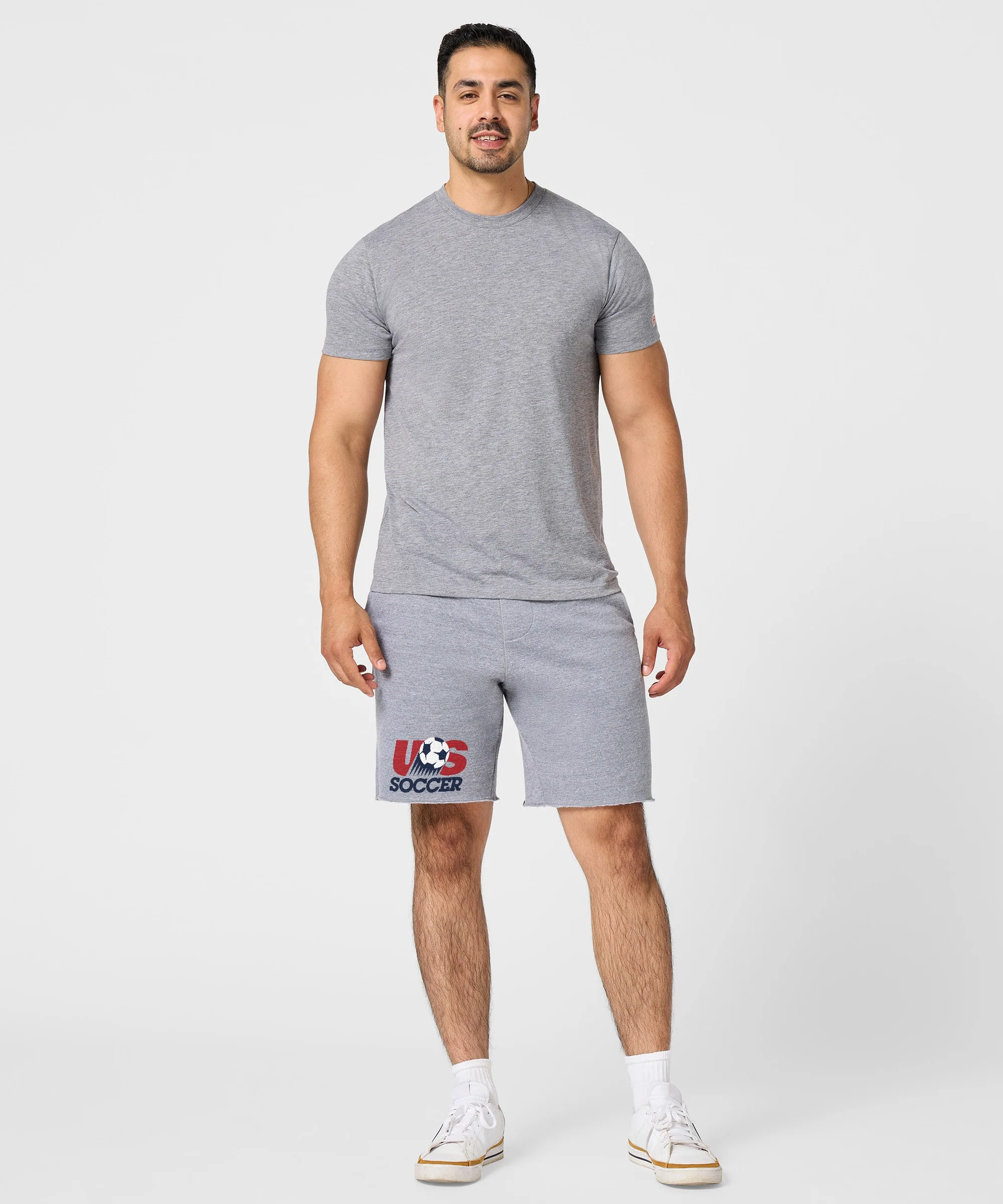 US Soccer 1993 Crest Sweat Shorts - Image 5