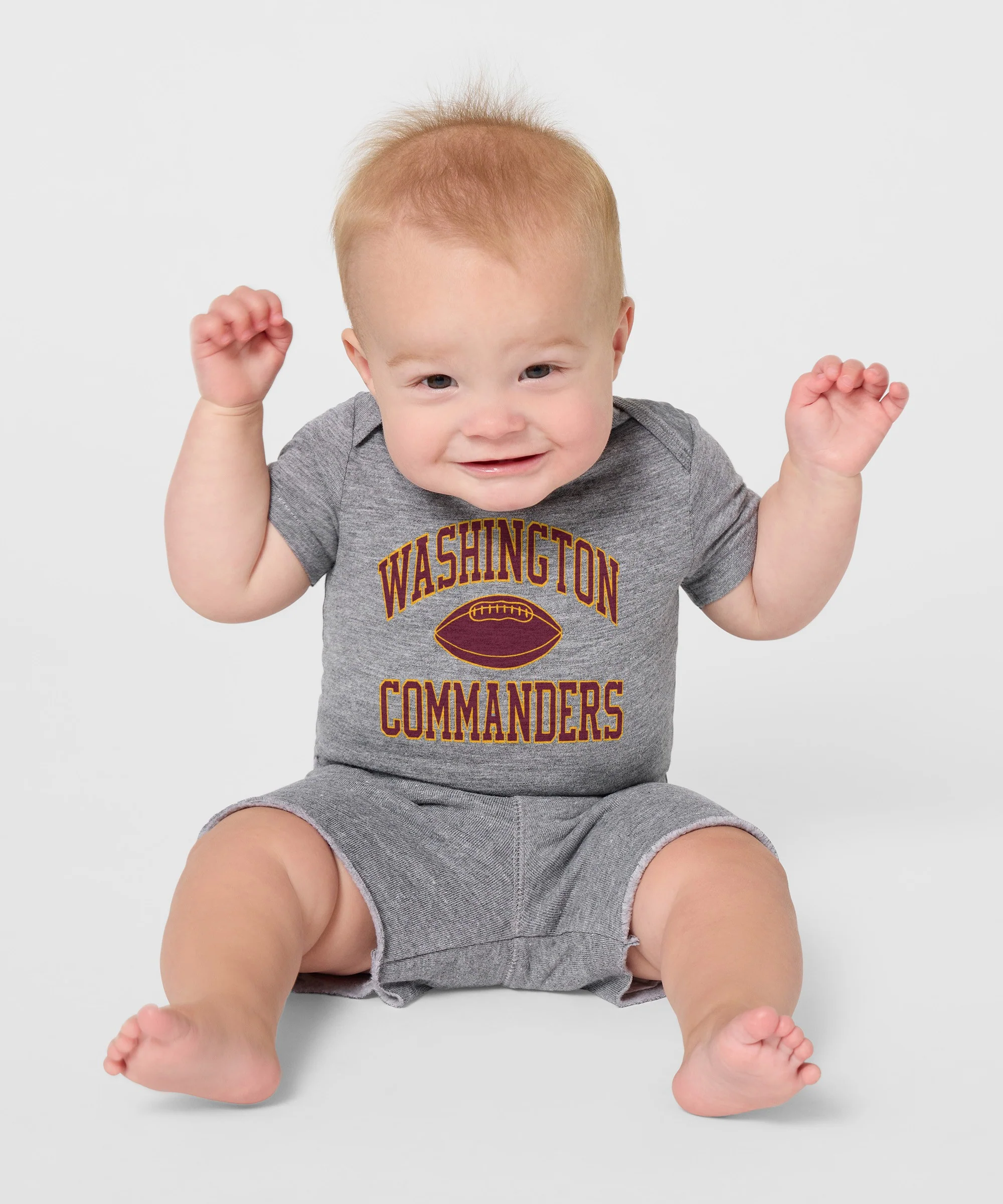 Washington Commanders Gridiron Baby One Piece - Image 3