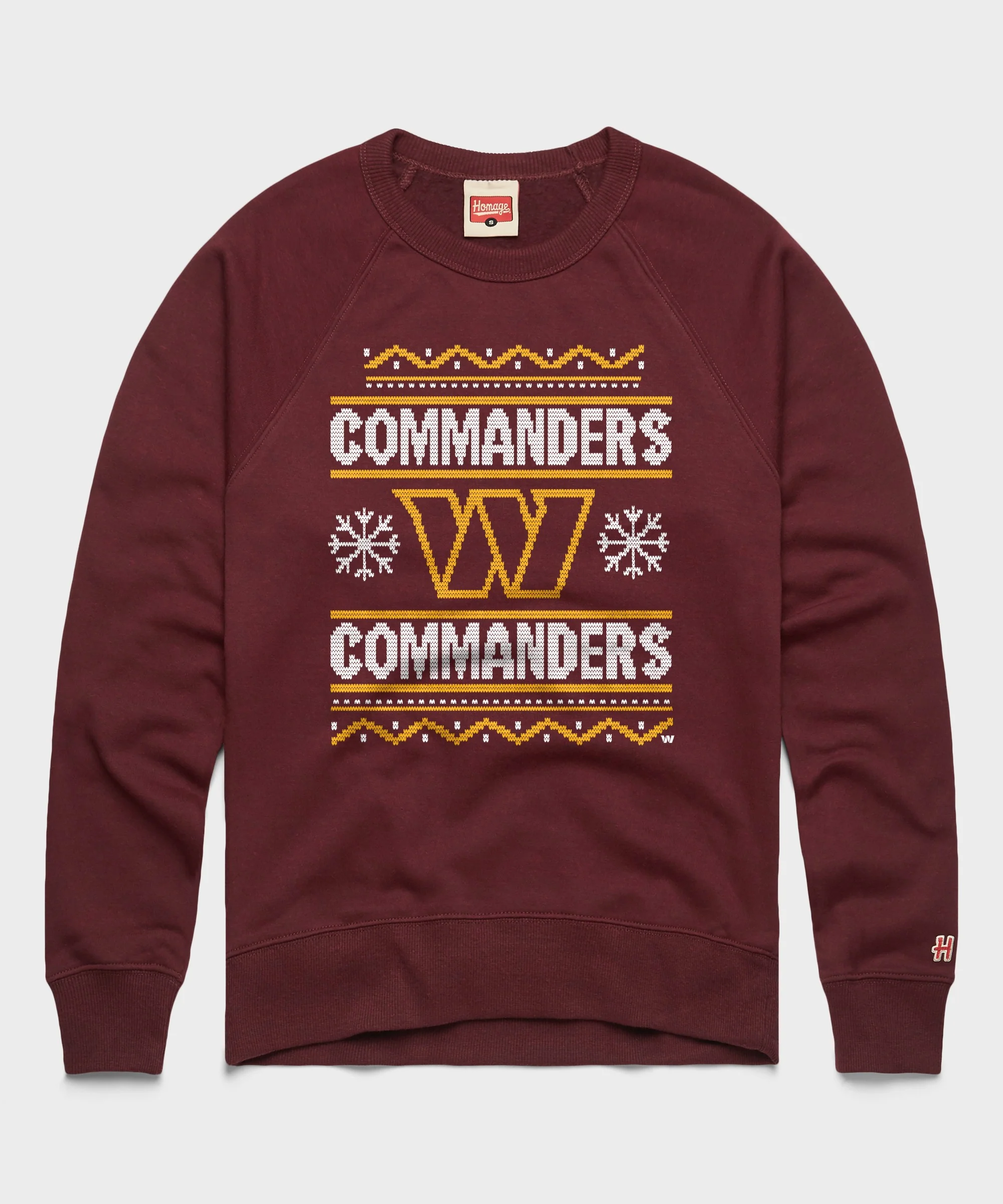 Washington Commanders Holiday Crewneck