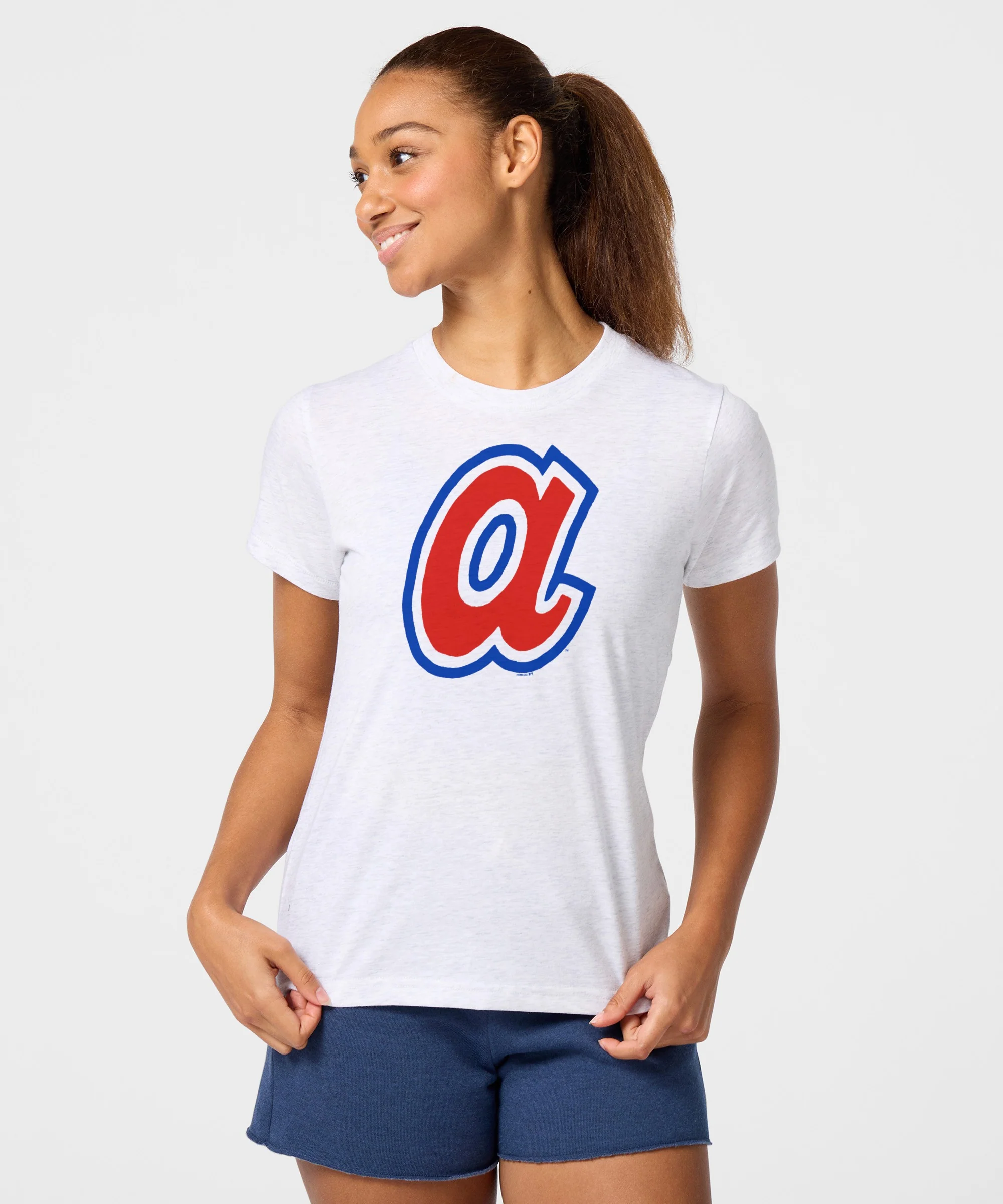 Women's Atlanta Braves Cap Logo '72 - Image 3