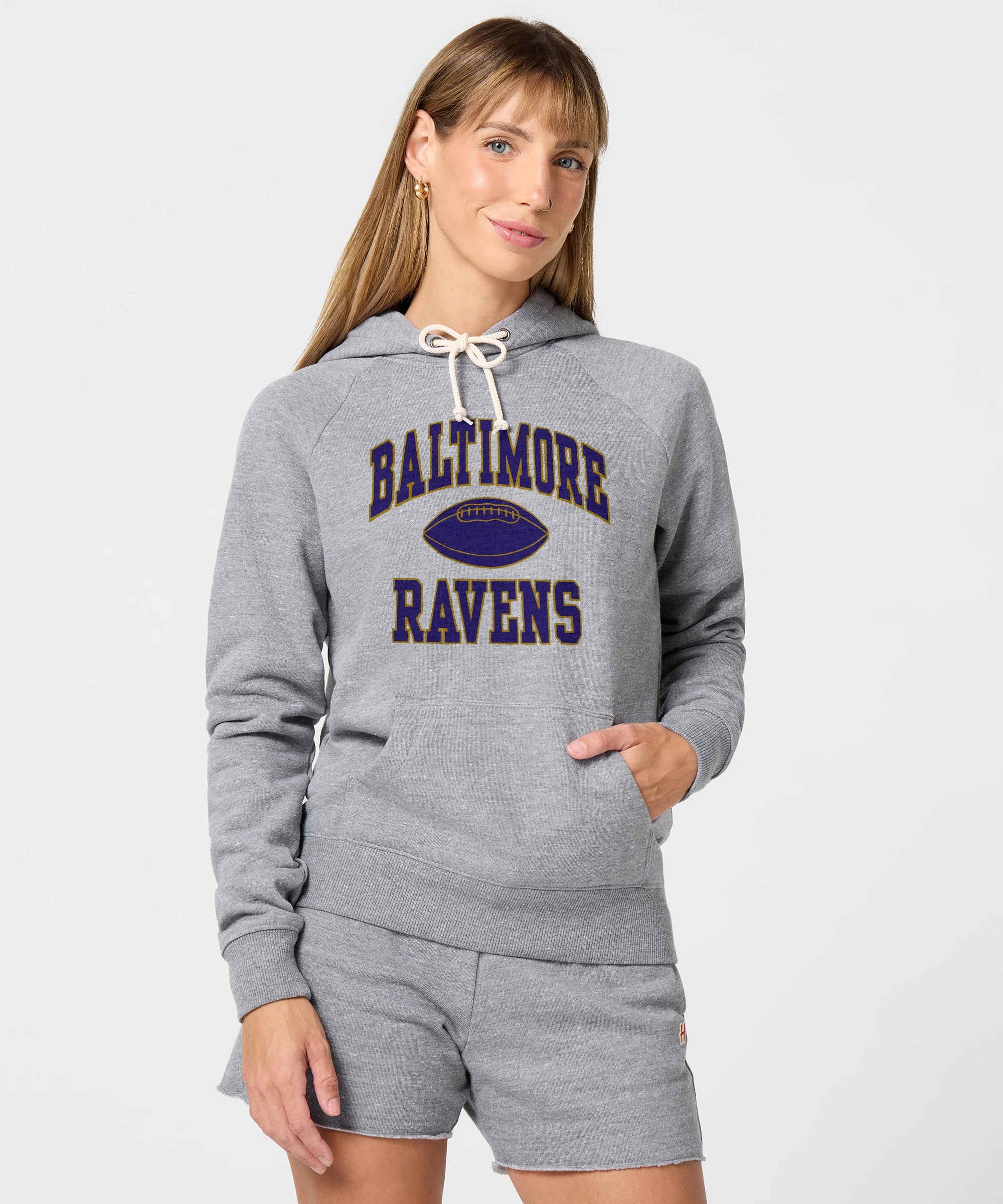 Women's Baltimore Ravens Gridiron Hoodie - Image 3