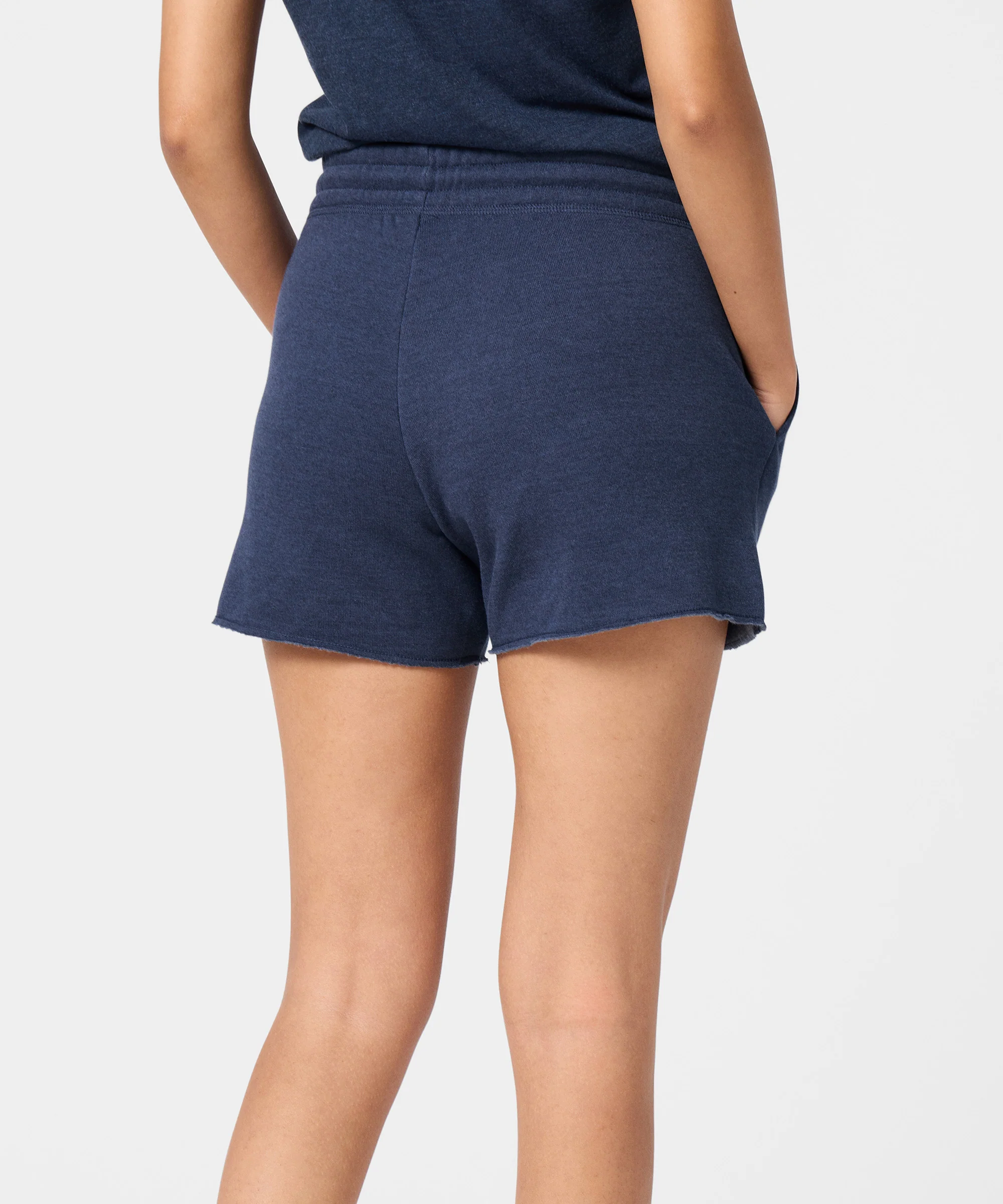Women's Cleveland Guardians Cap Logo '22 Sweat Shorts - Image 4
