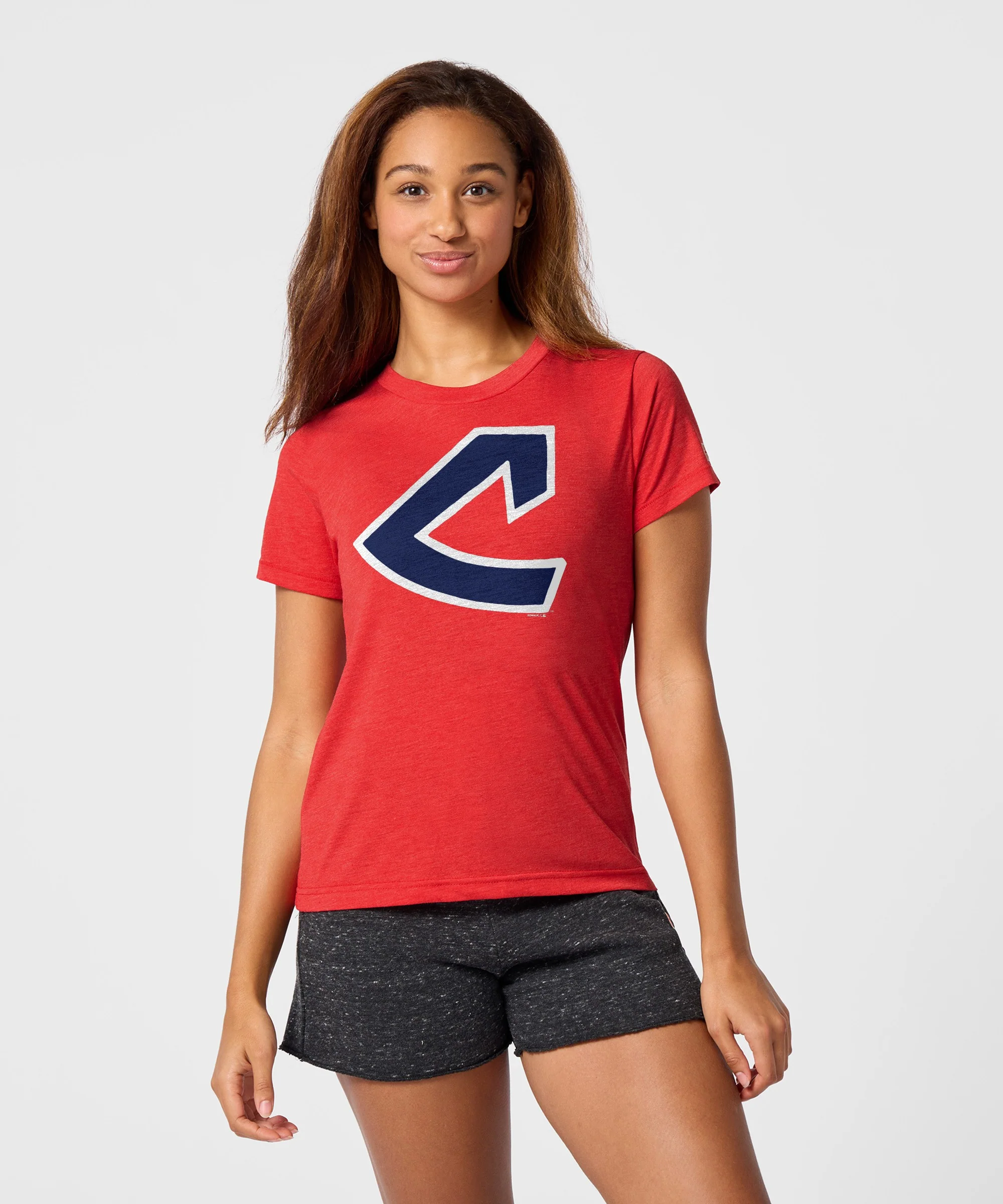 Women's Cleveland Indians Cap Logo '73 - Image 3