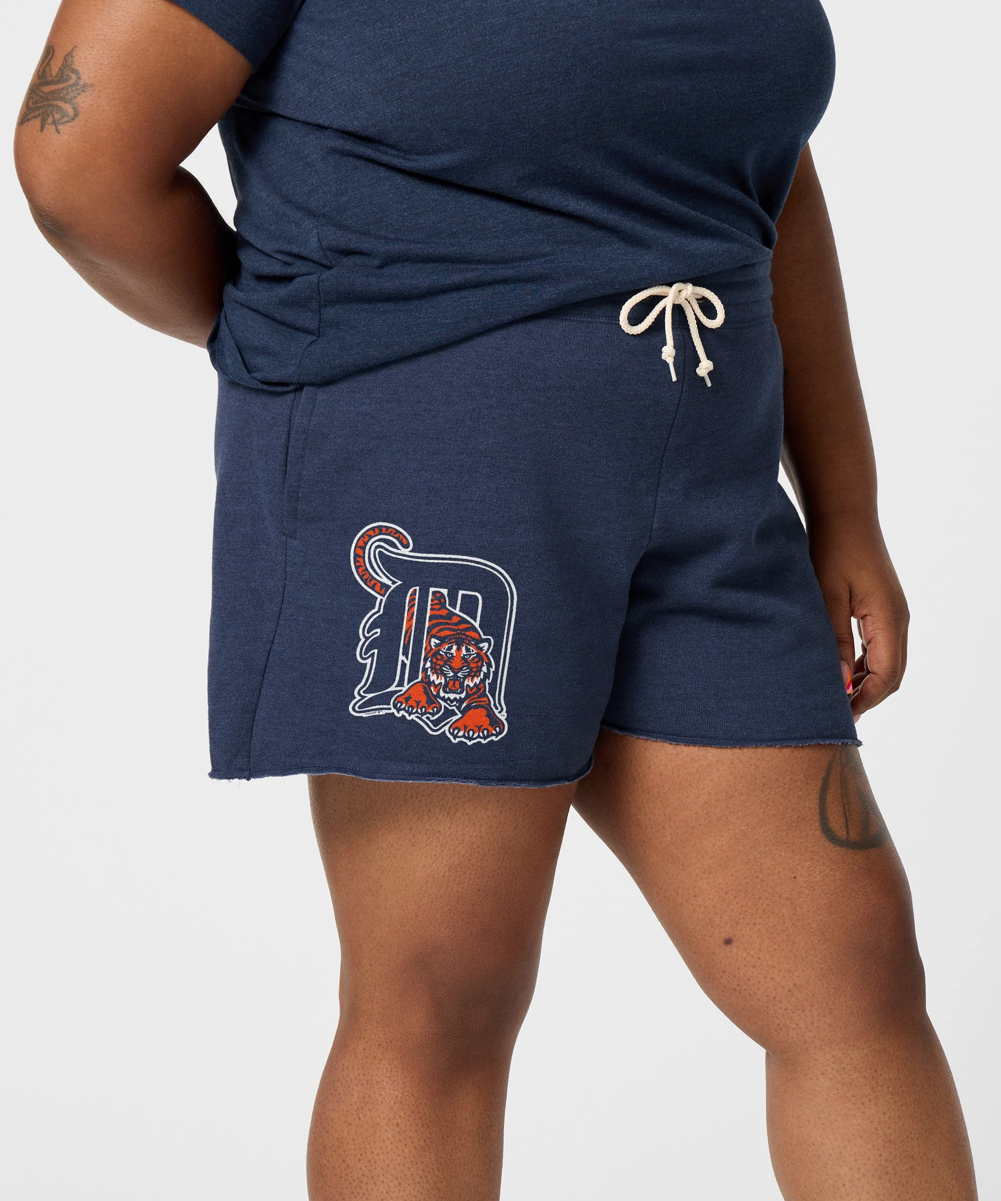Women's Detroit Tigers '94 Sweat Shorts - Image 3