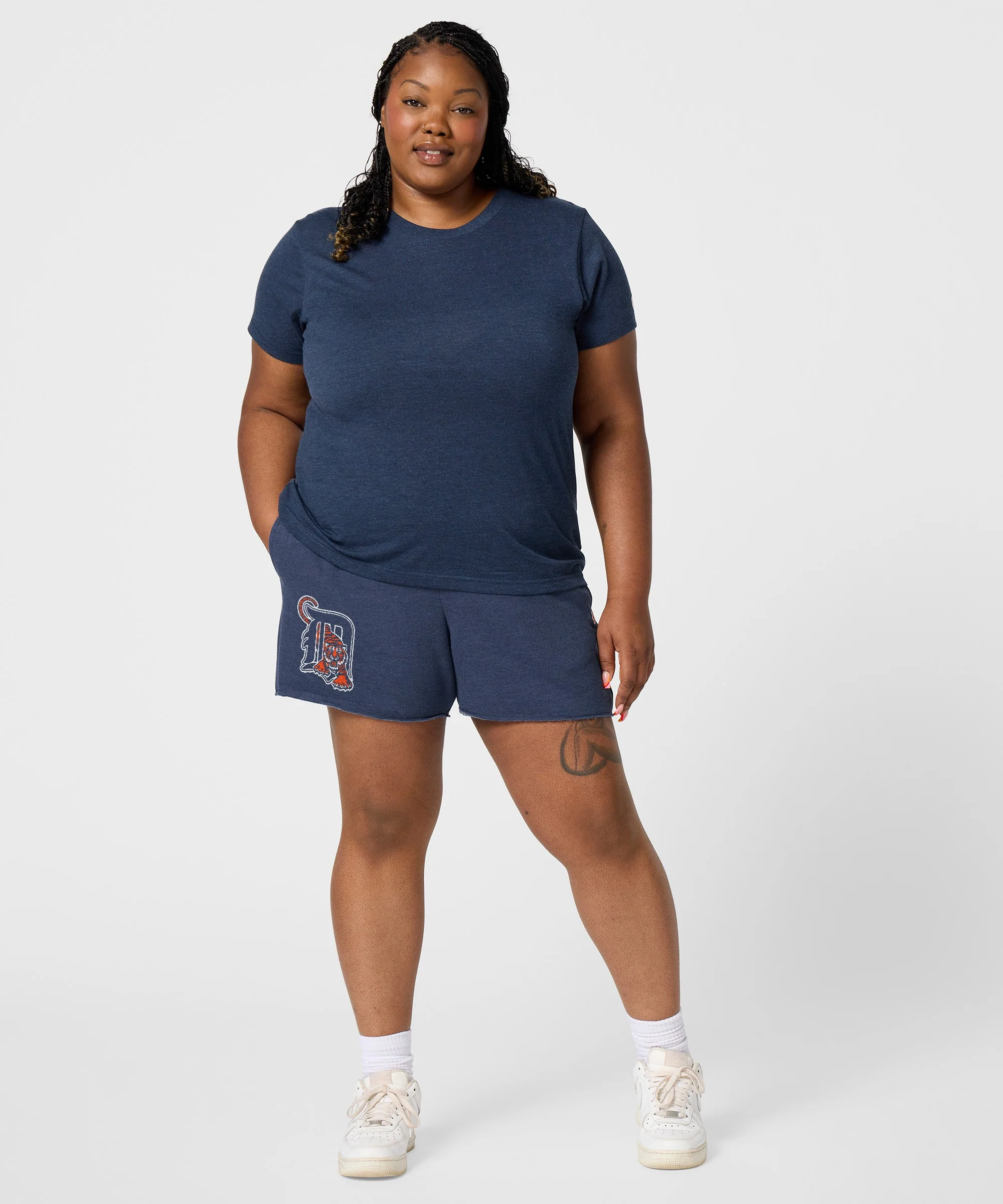 Women's Detroit Tigers '94 Sweat Shorts - Image 5