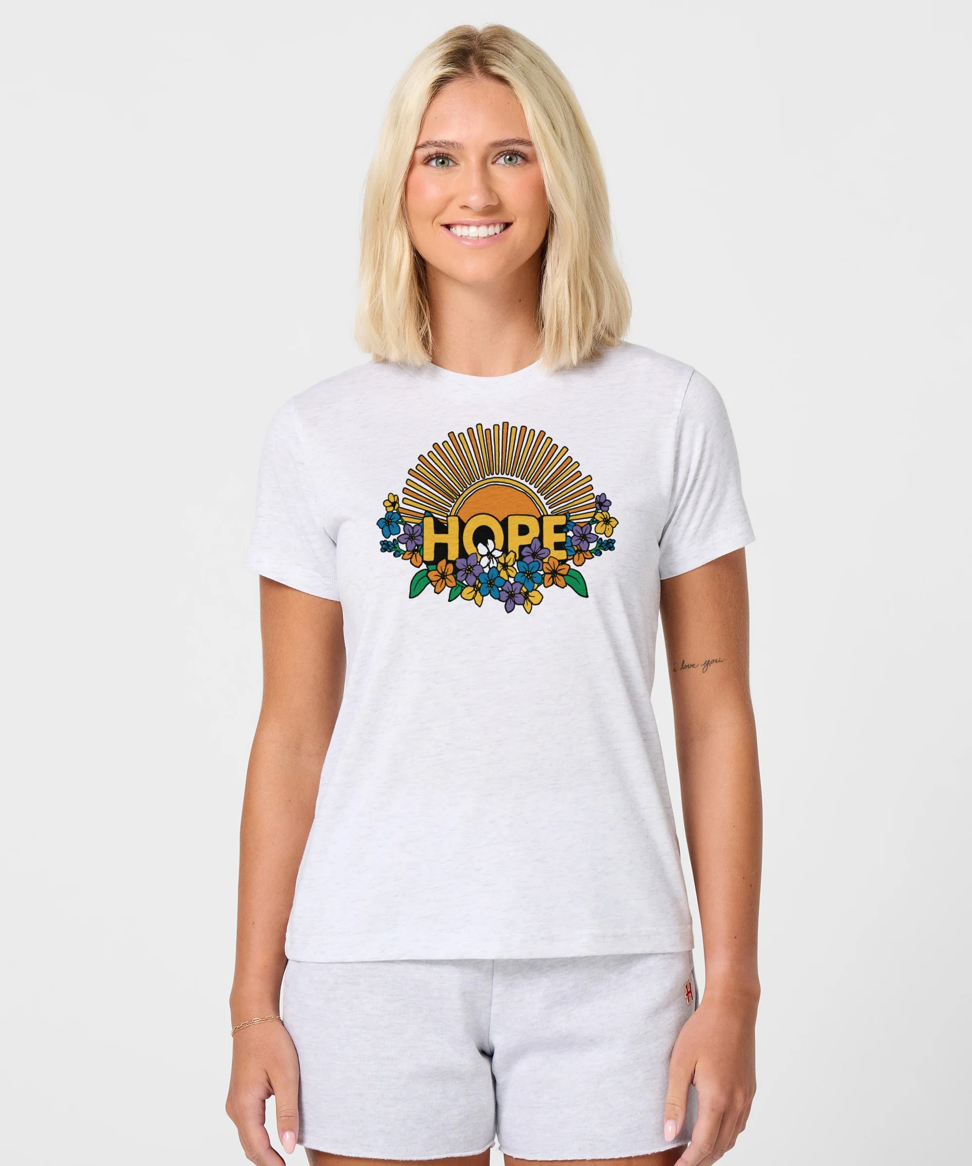 Women's Hope Sun And Flowers - Image 3