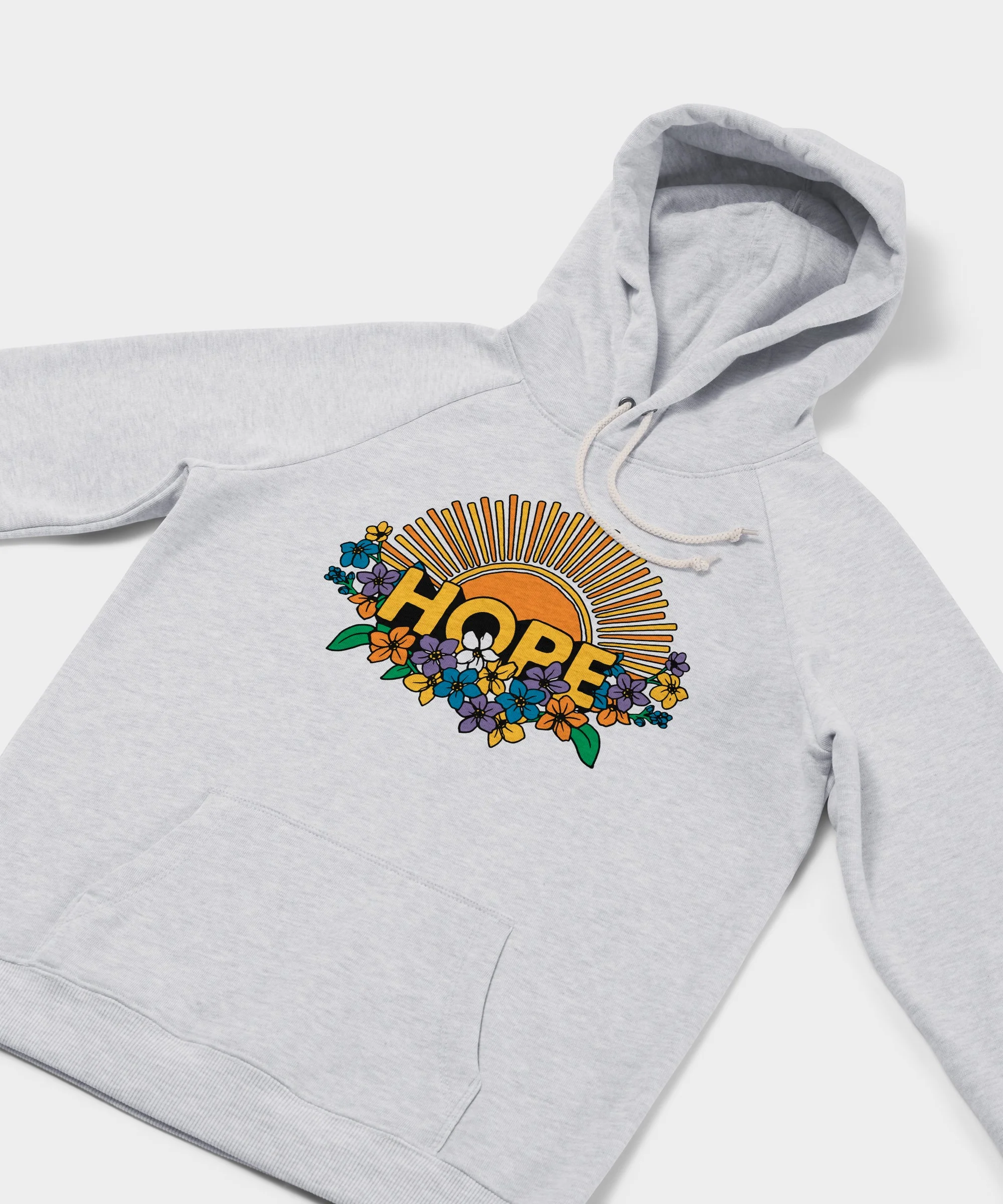 Women's Hope Sun And Flowers Hoodie - Image 2