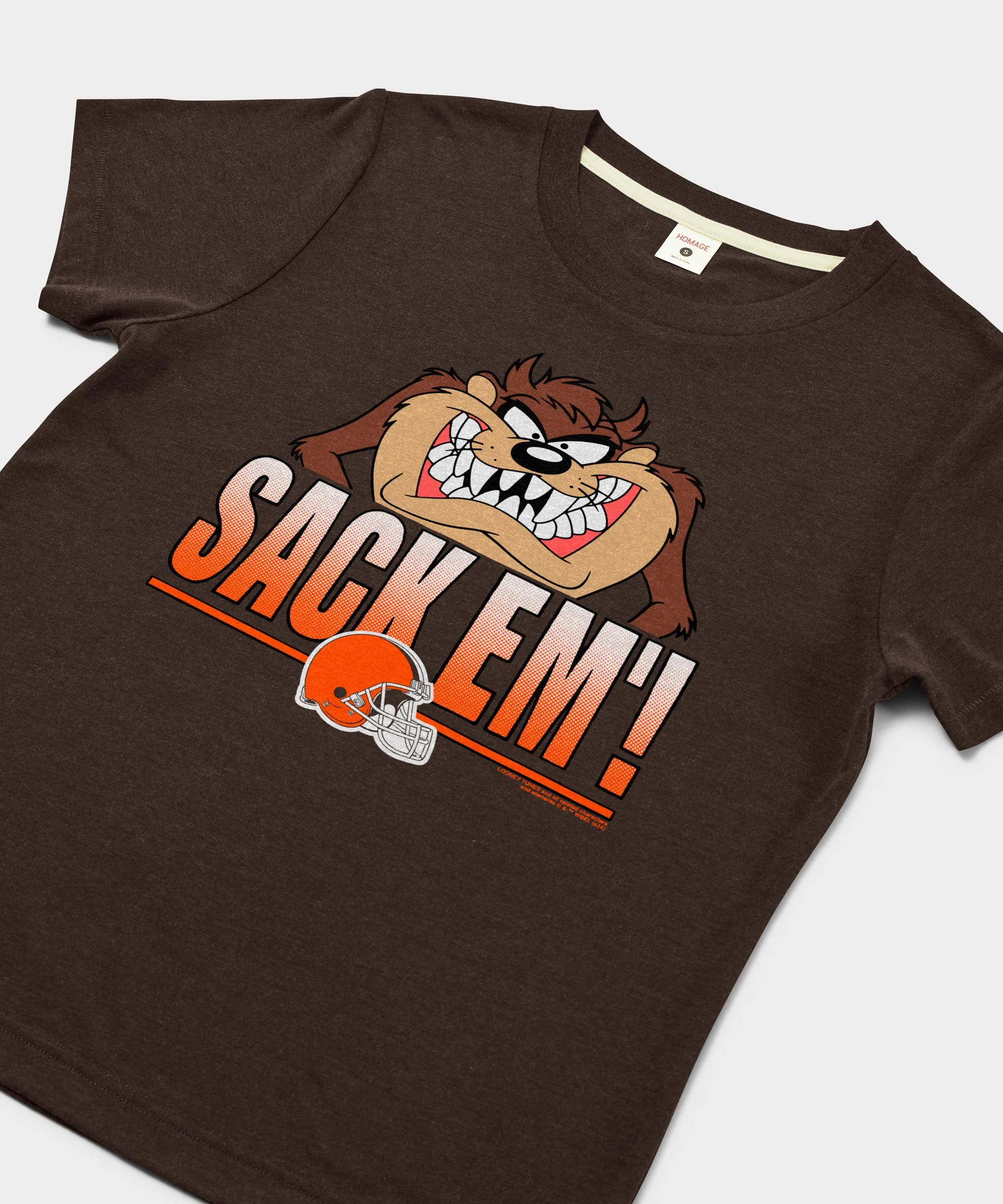 Women's Looney Tunes Taz Sack Em' x Cleveland Browns - Image 2
