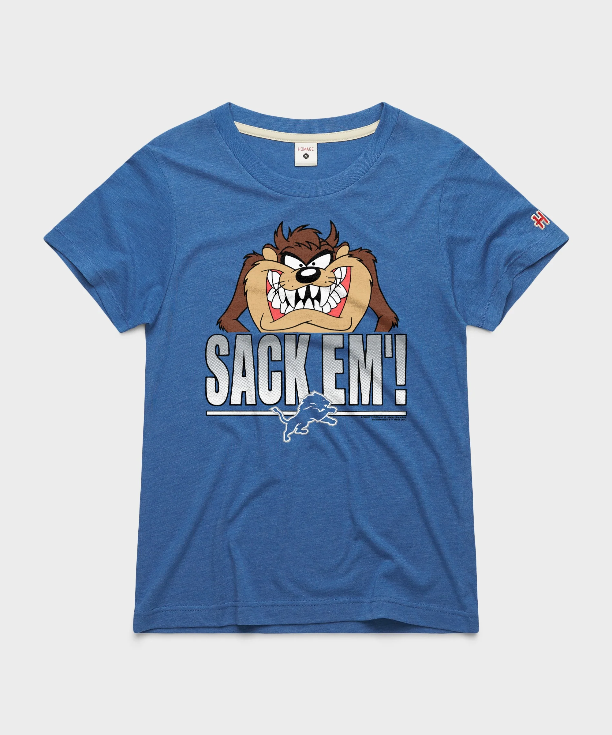 Women's Looney Tunes Taz Sack Em' x Detroit Lions
