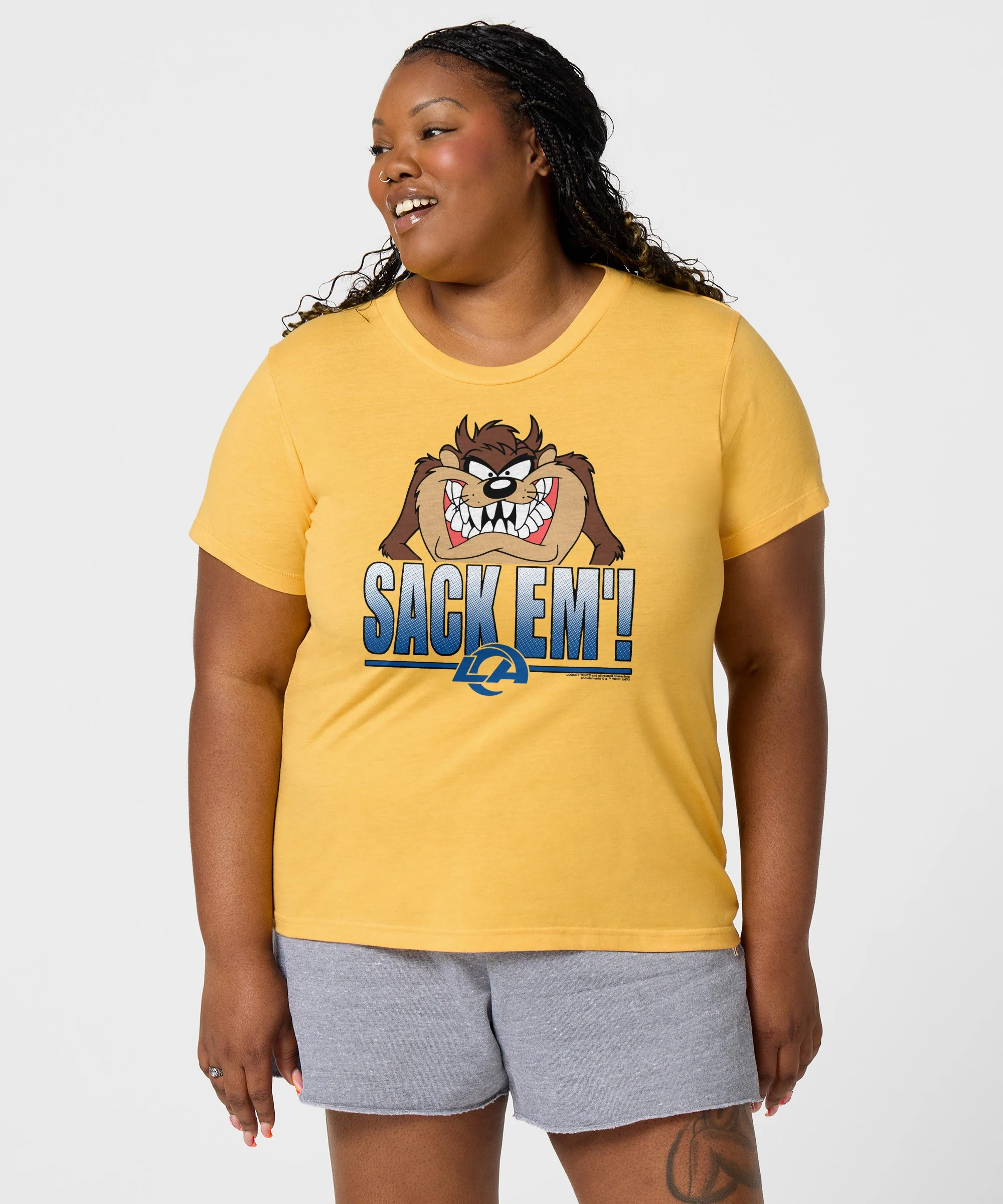Women's Looney Tunes Taz Sack Em' x Los Angeles Rams - Image 3