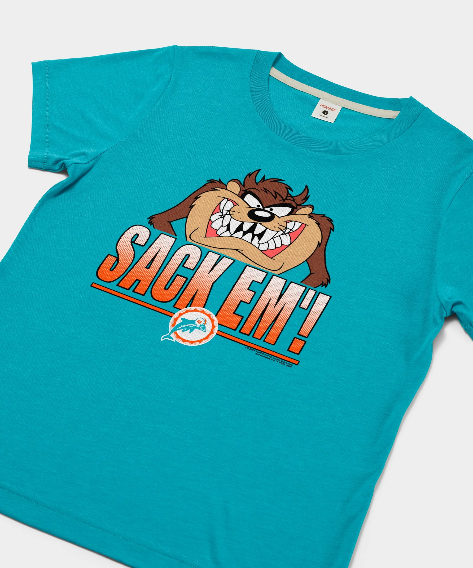 Women's Looney Tunes Taz Sack Em' x Miami Dolphins - Image 2