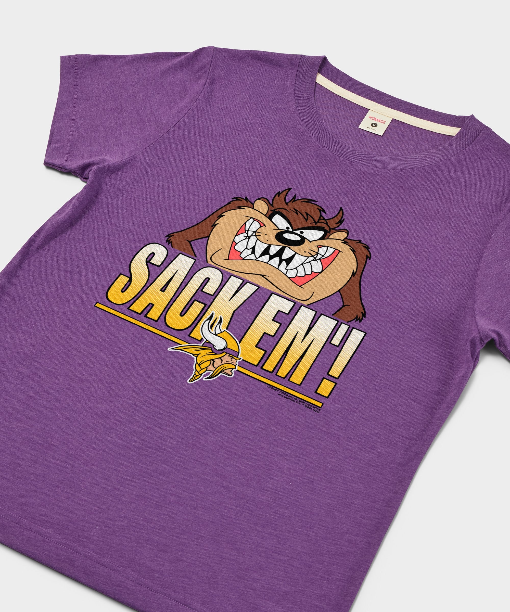 Women's Looney Tunes Taz Sack Em' x Minnesota Vikings - Image 2