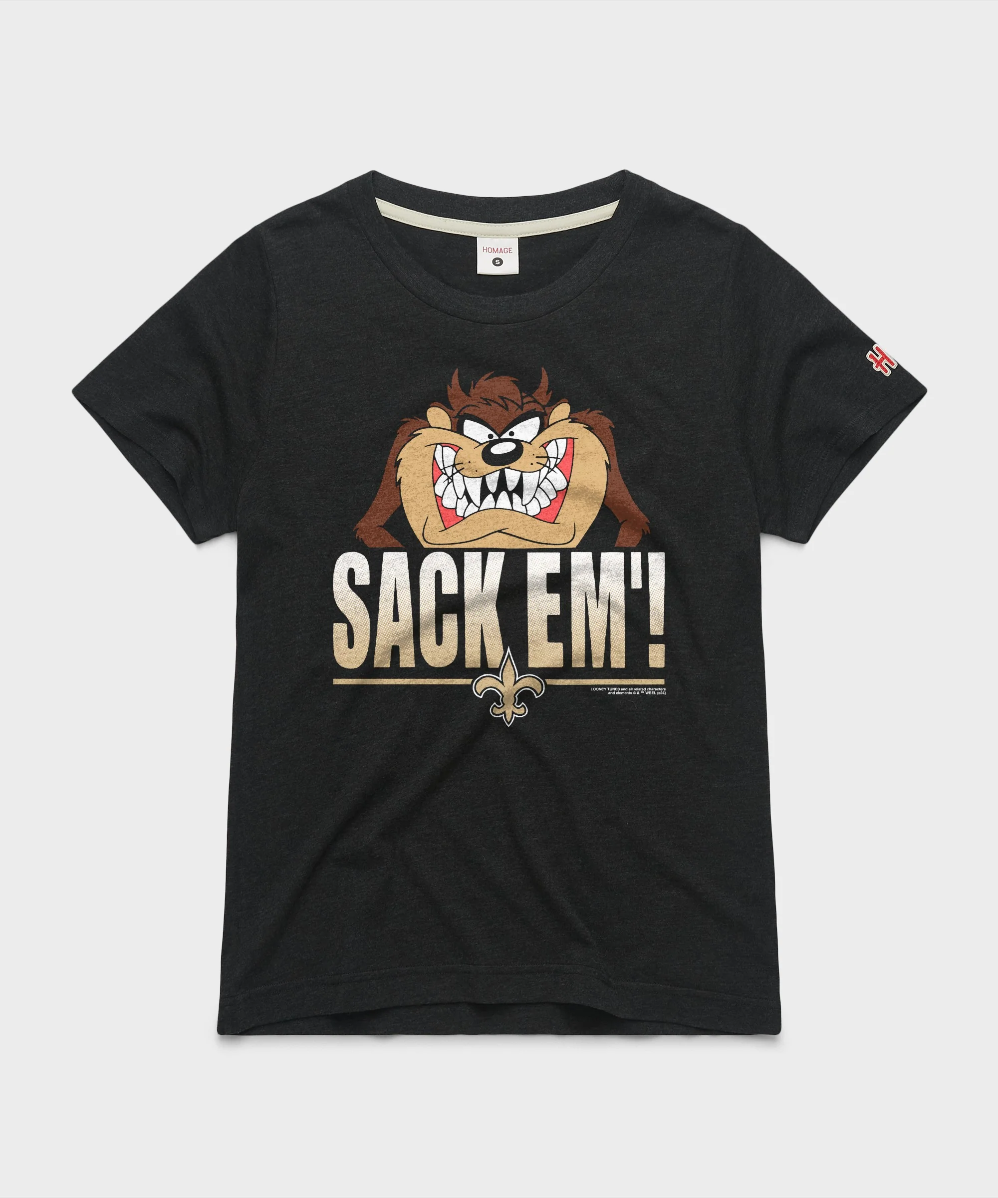 Women's Looney Tunes Taz Sack Em' x New Orleans Saints