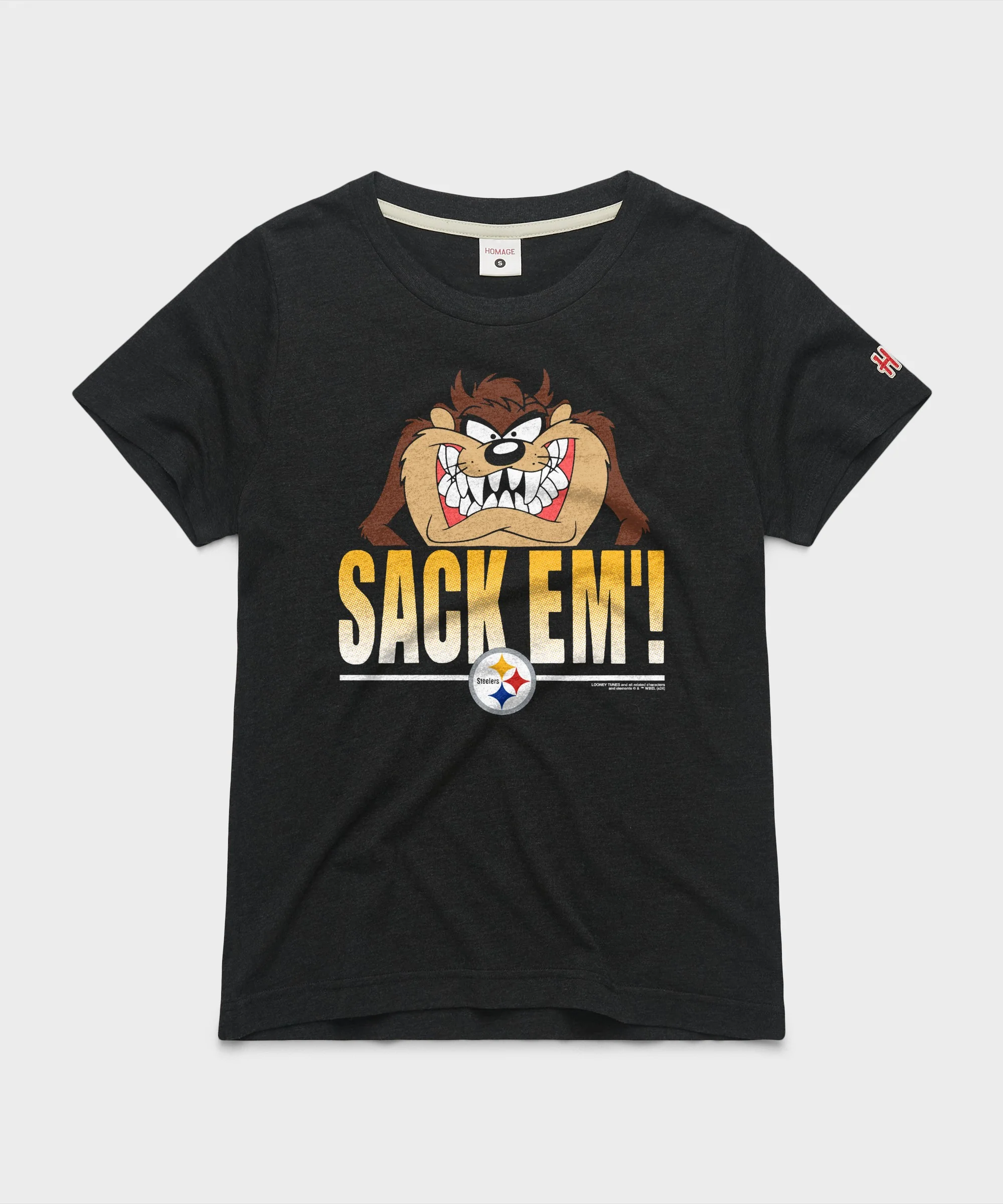 Women's Looney Tunes Taz Sack Em' x Pittsburgh Steelers