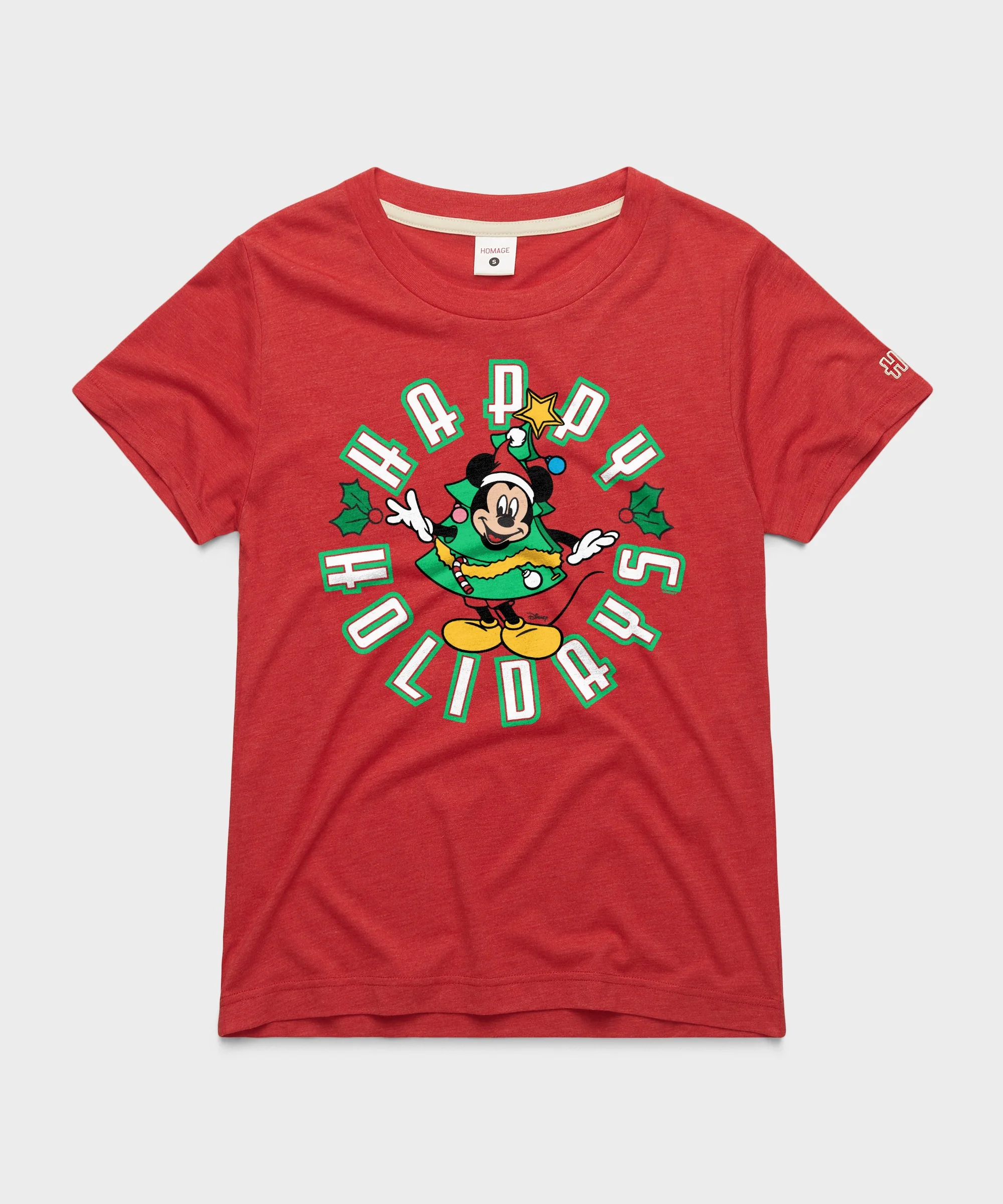 Women's Mickey Mouse Happy Holidays