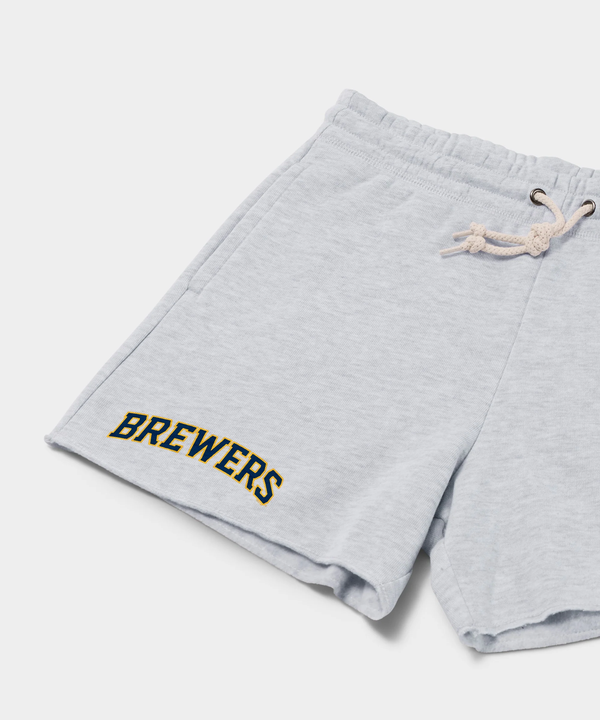 Women's Milwaukee Brewers Jersey Logo '20 Sweat Shorts - Image 2