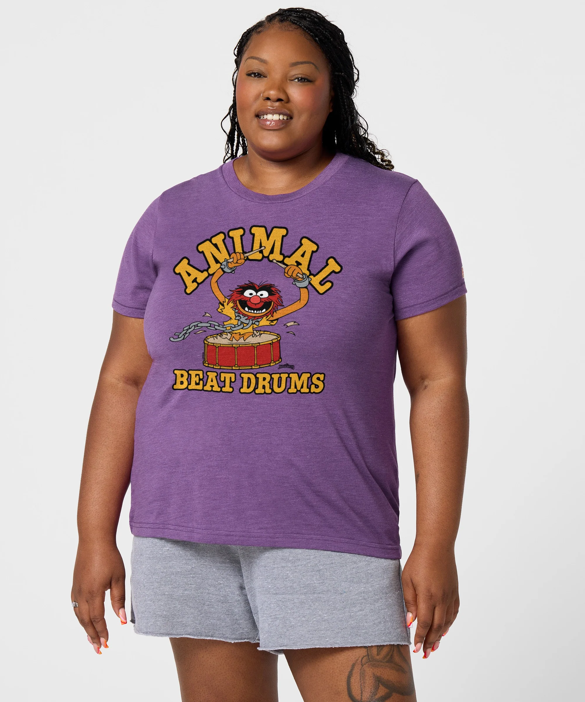 Women's Muppets Animal Beat Drums T-Shirt - Image 3