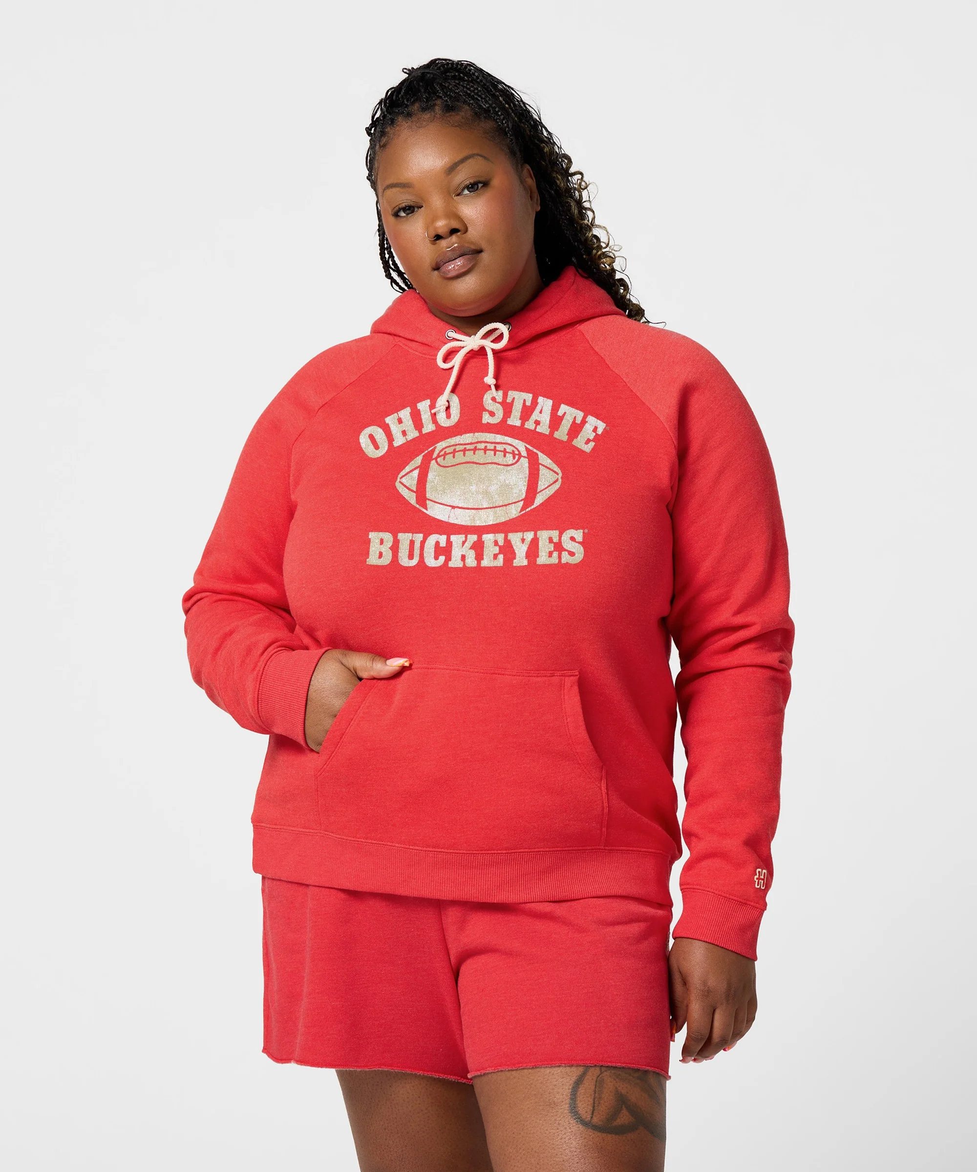 Women's Ohio State Buckeyes Football Hoodie - Image 3