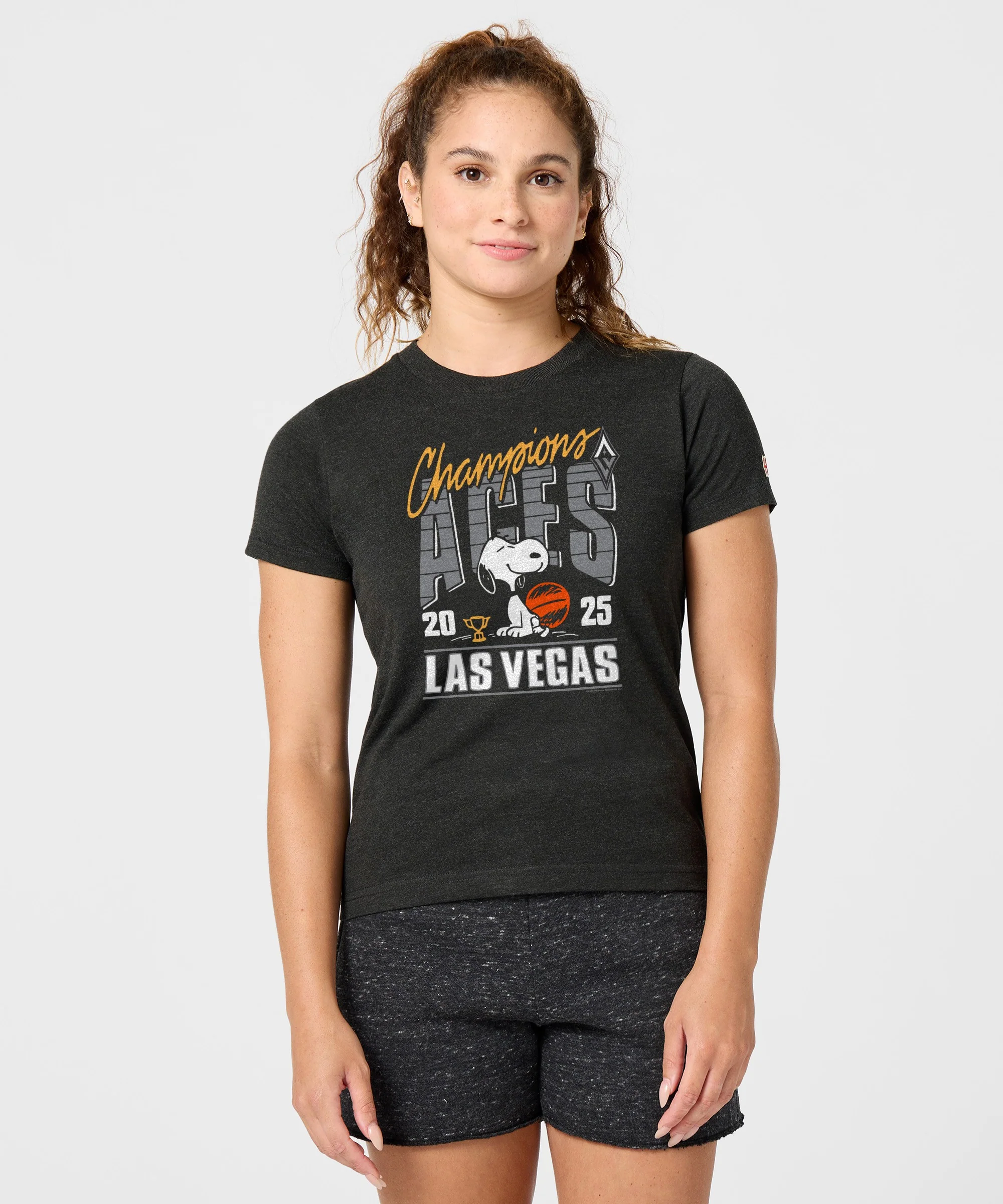 Women's Peanuts Snoopy x Las Vegas Aces 2025 WNBA Champions - Image 3