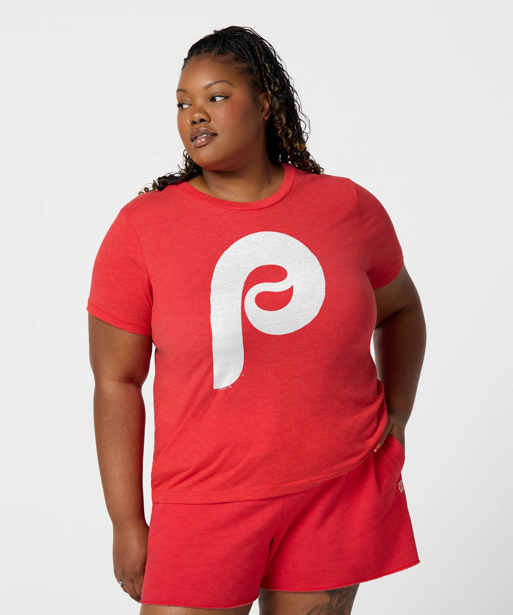 Women's Philadelphia Phillies Cap Logo '70 - Image 3