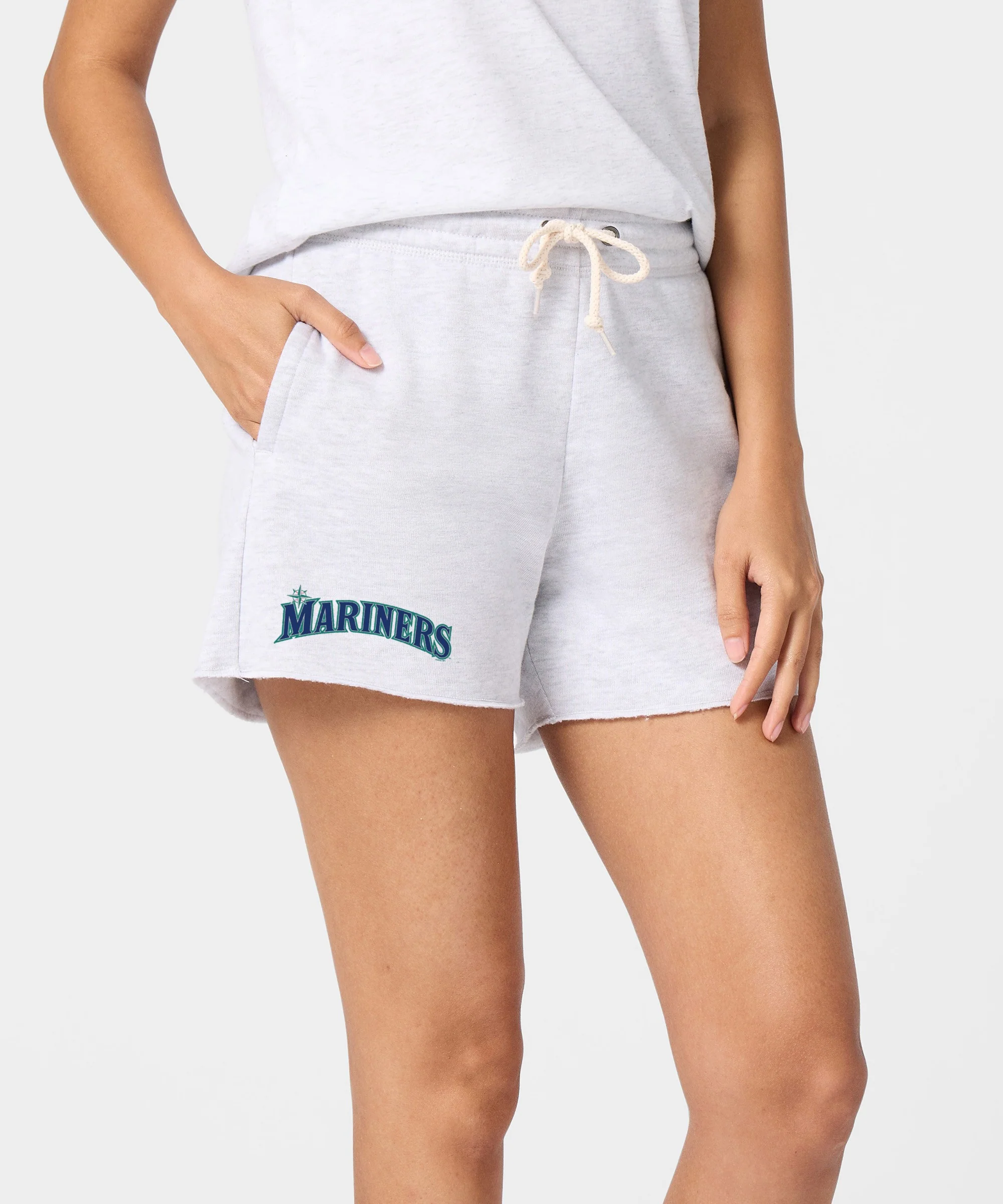 Women's Seattle Mariners Jersey Logo '15 Sweat Shorts - Image 3