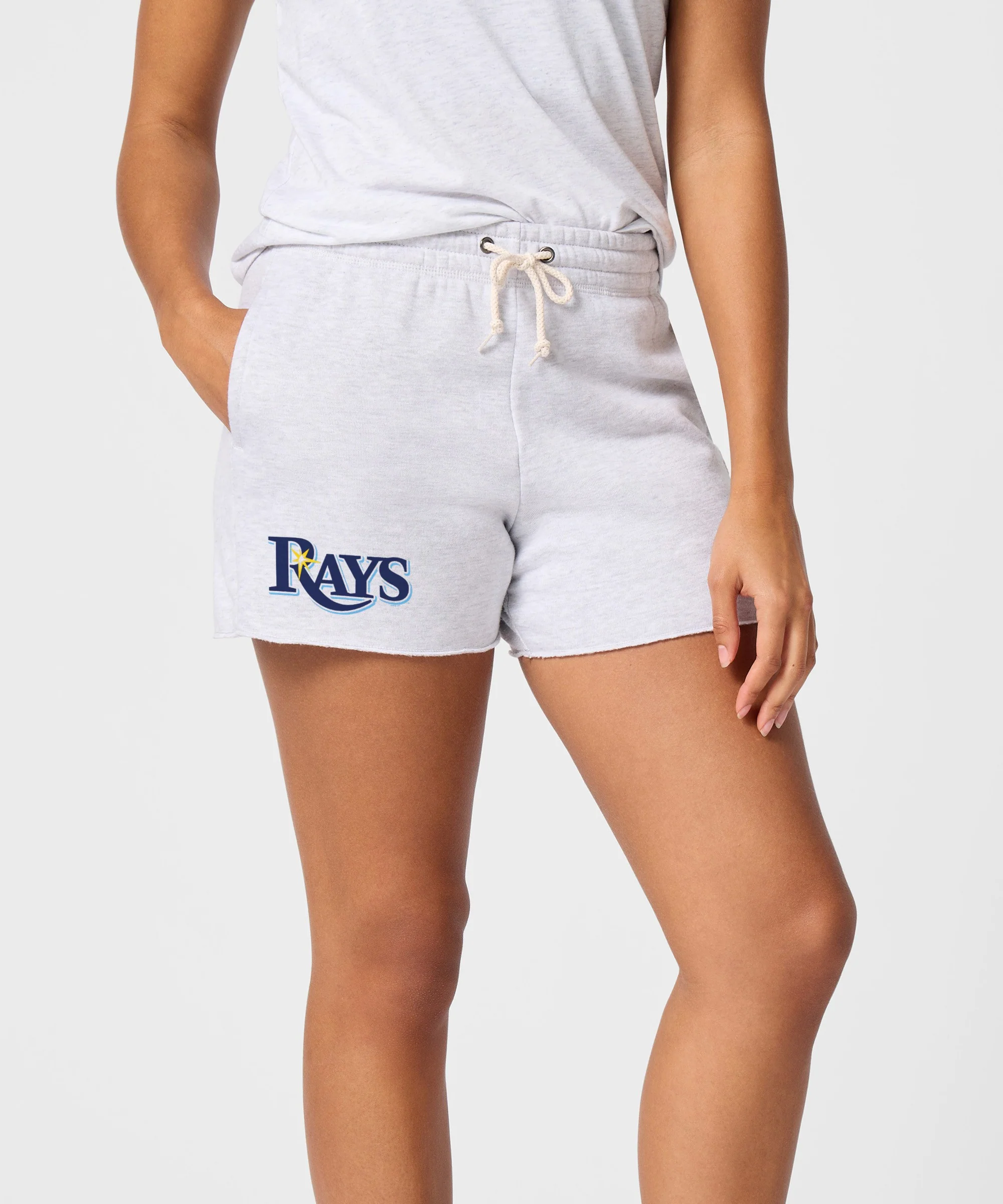 Women's Tampa Bay Rays Jersey Logo '19 Sweat Shorts - Image 3