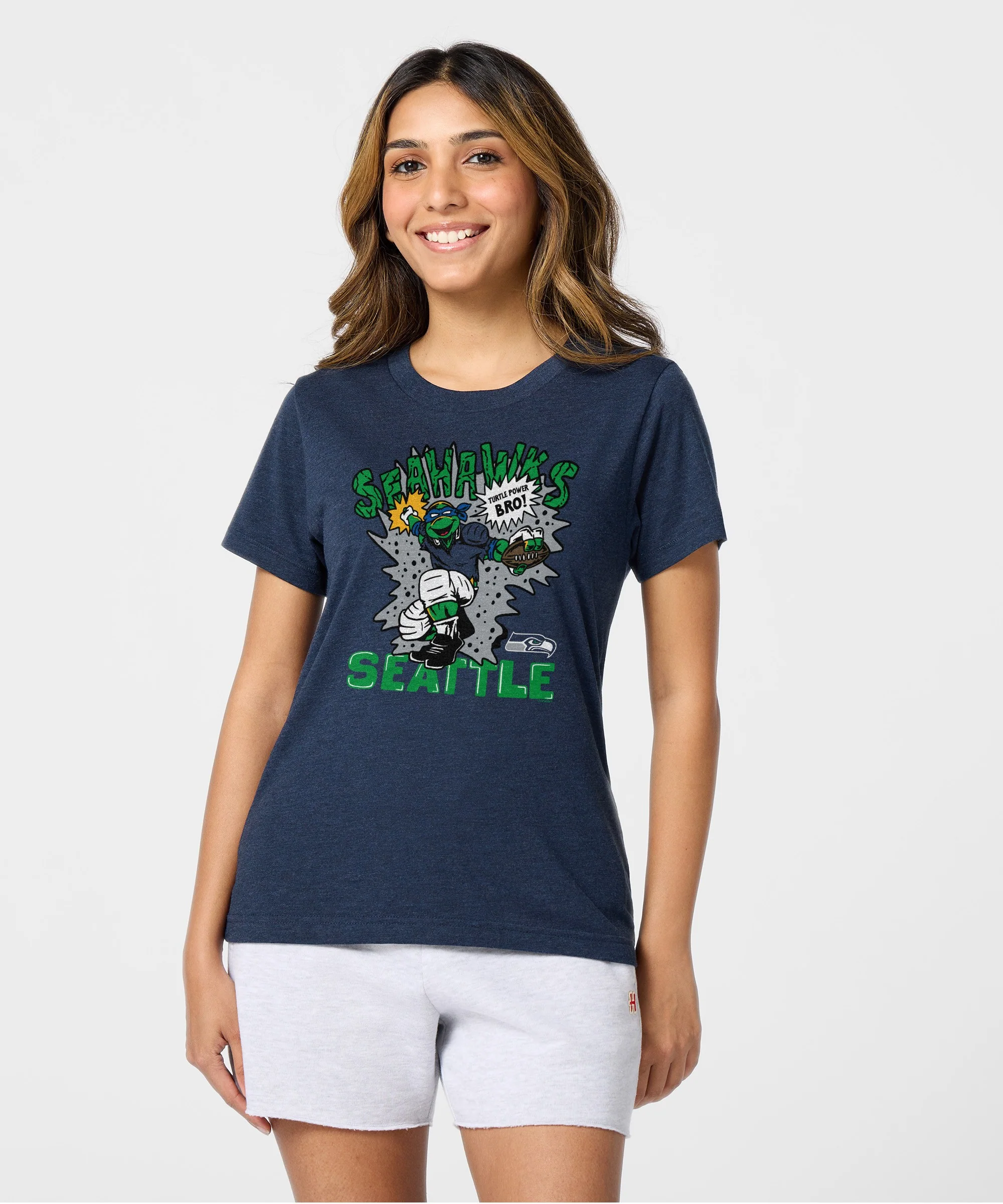 Women's TMNT Leonardo x Seattle Seahawks - Image 3