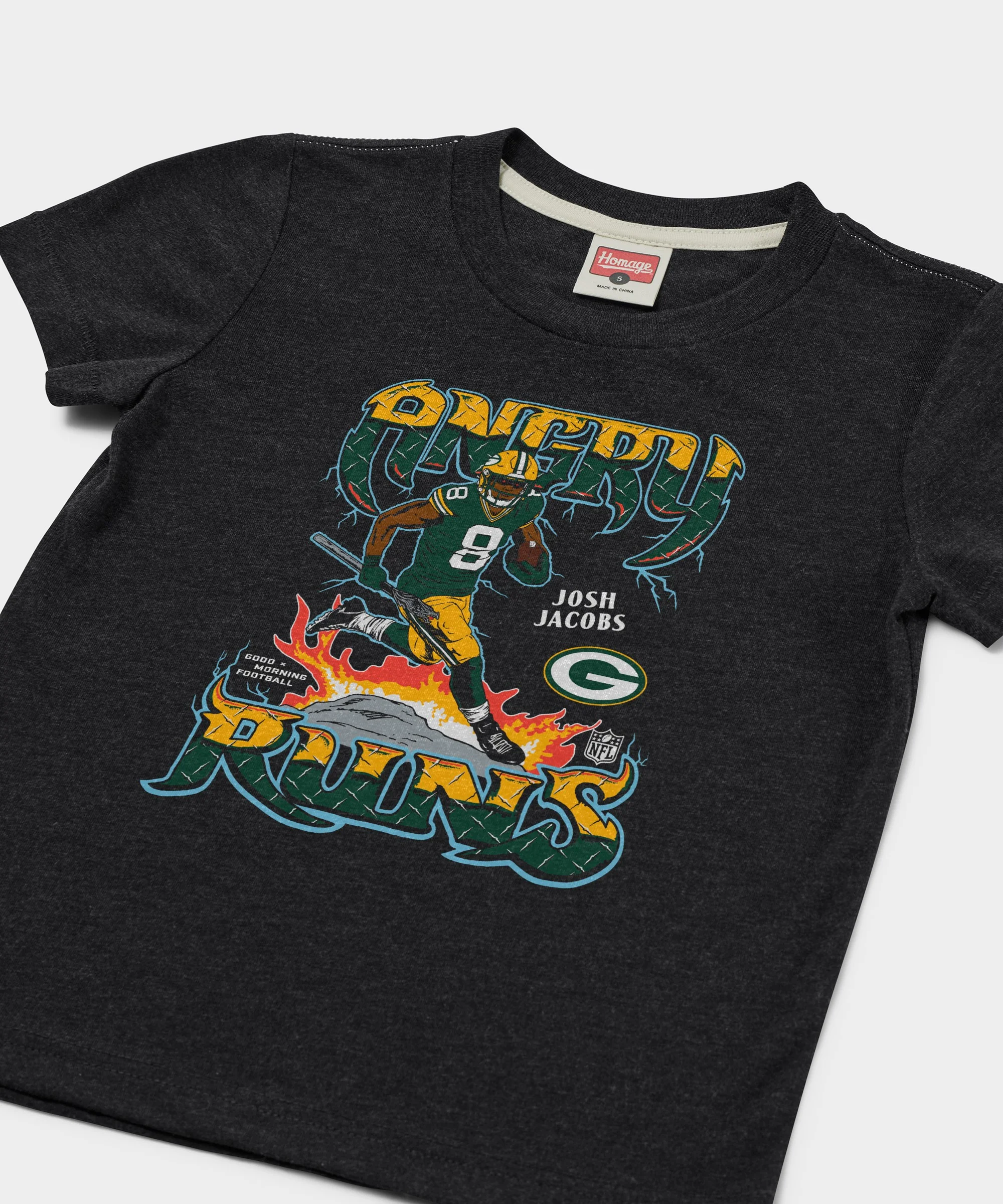 Youth Angry Runs 2024 Packers Josh Jacobs - Image 2