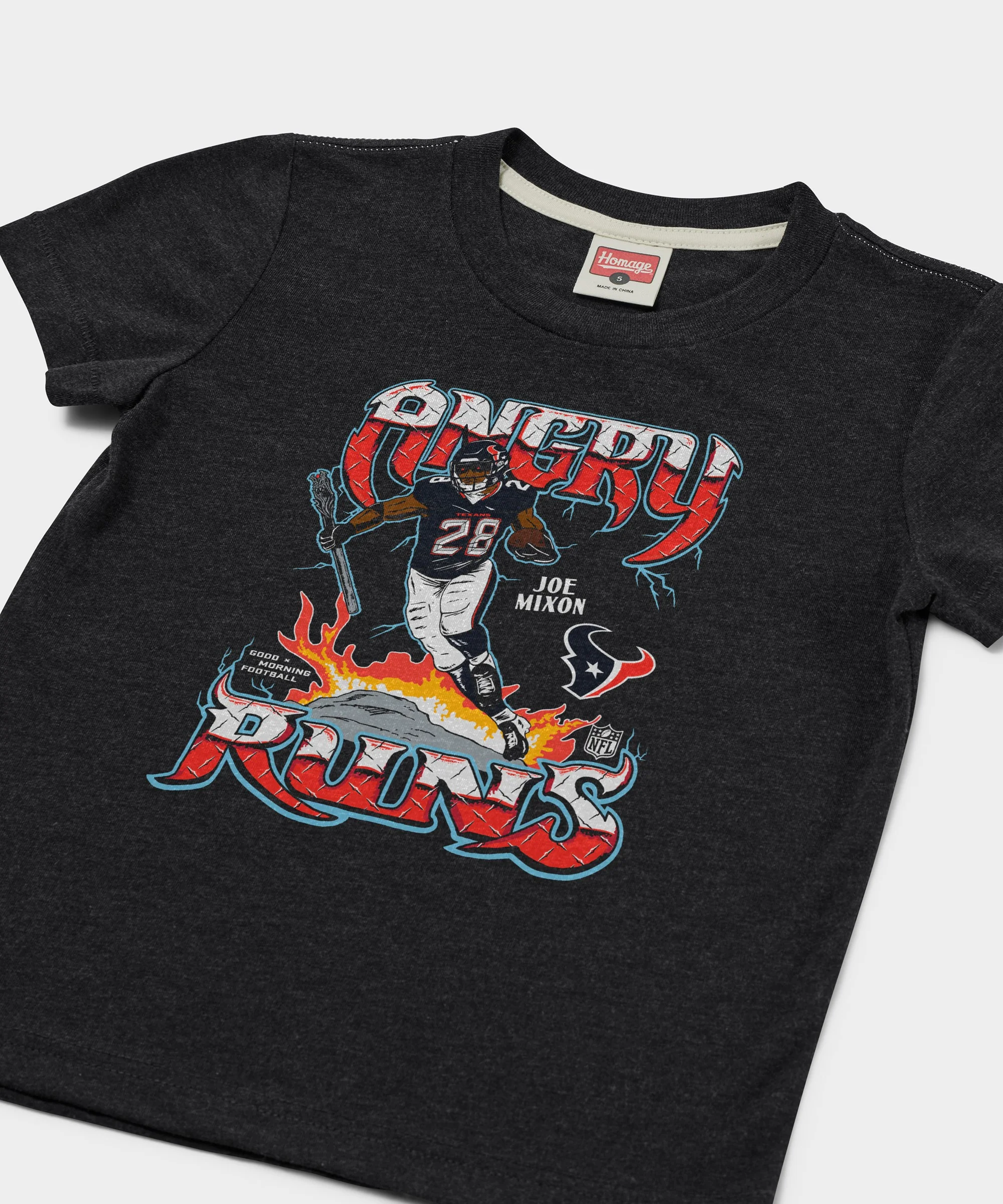 Youth Angry Runs 2024 Texans Joe Mixon - Image 2