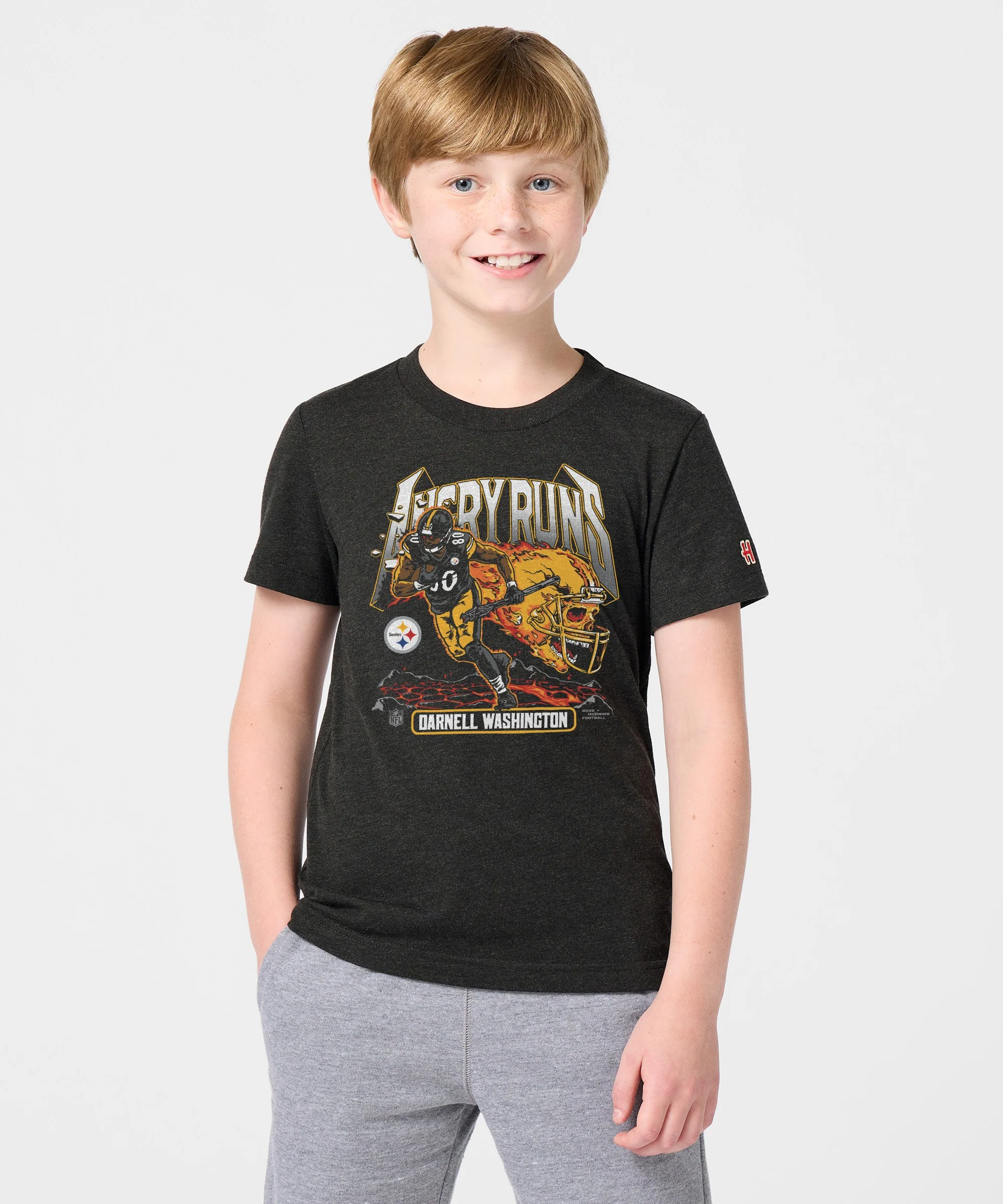 Youth Angry Runs 2025 Steelers Darnell Washington - Image 3