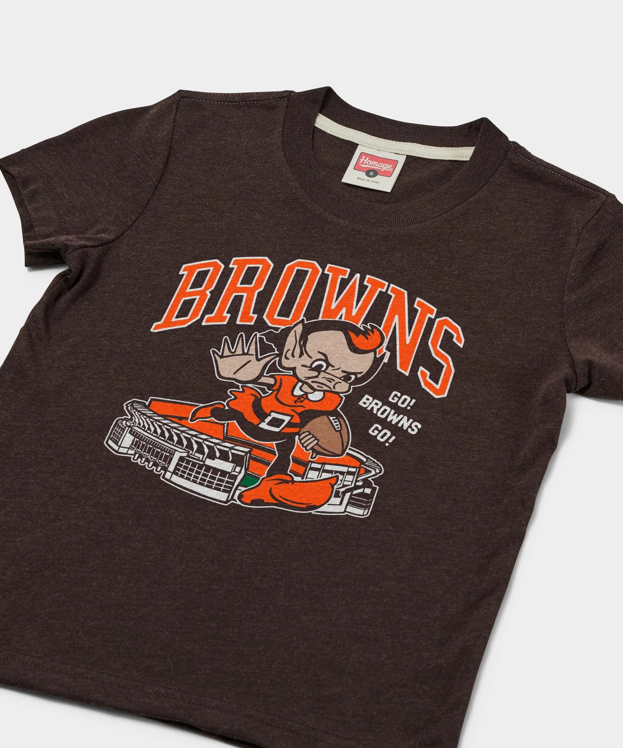 Youth Cleveland Browns Brownie Stiff Arm Stadium - Image 2