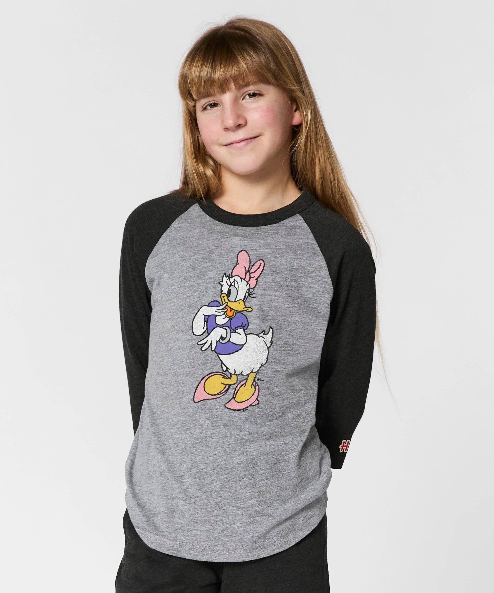 Youth Daisy Duck Raglan - Image 3
